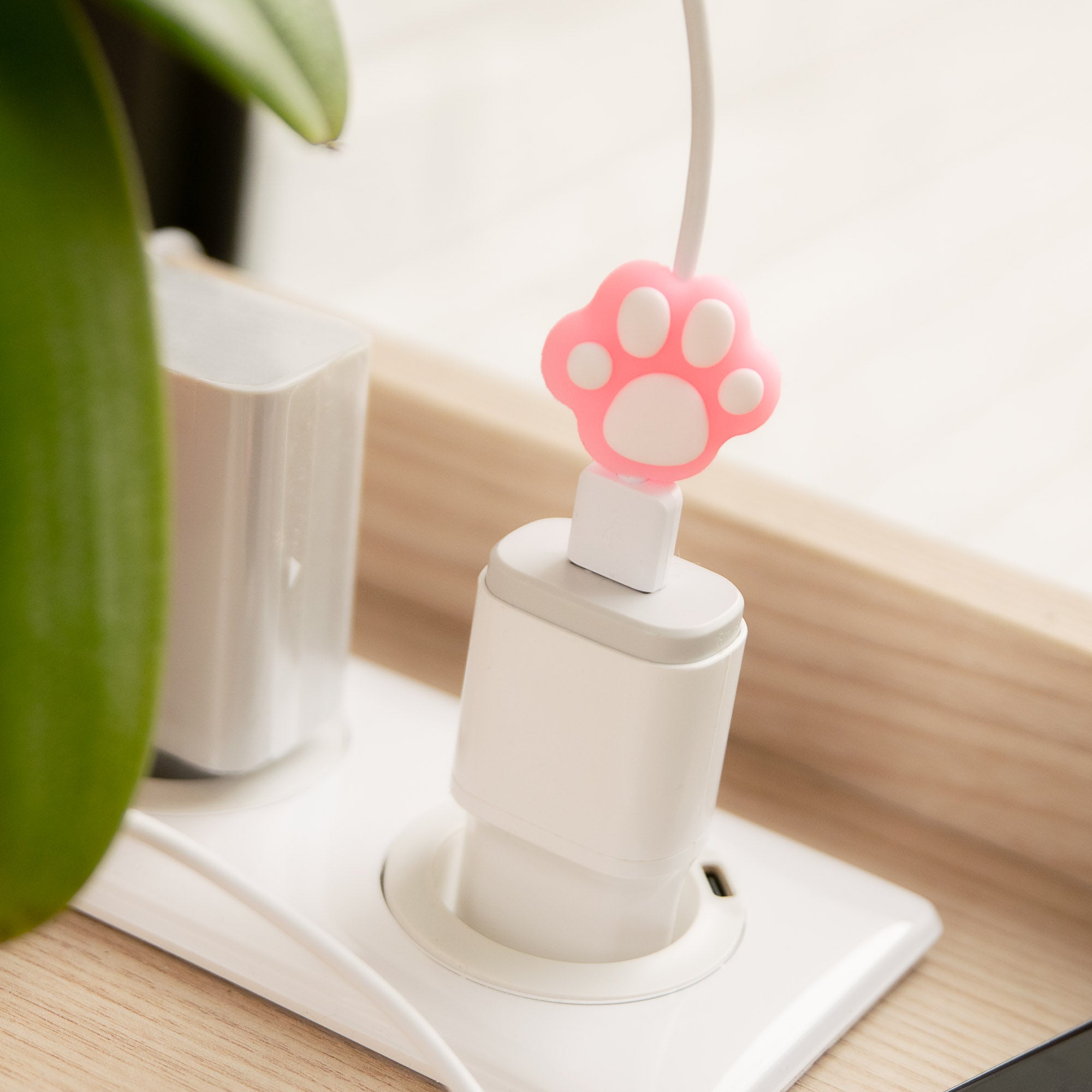Kawaii Katzenpfote USB-Kabelschutz