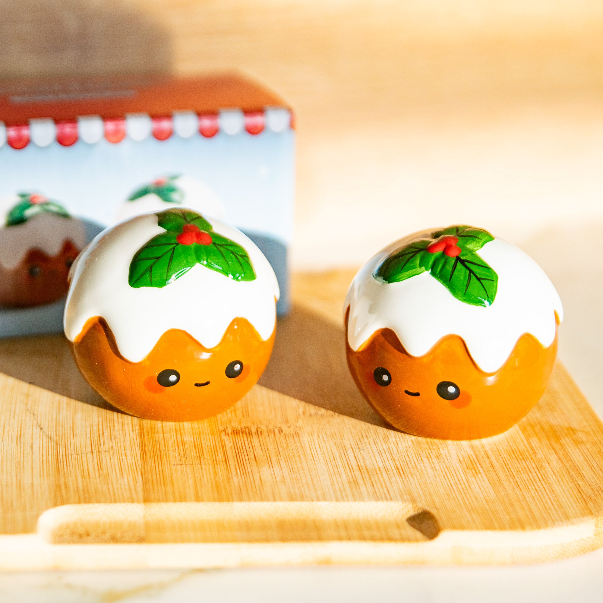 Salière & Poivrière Pudding de Noël