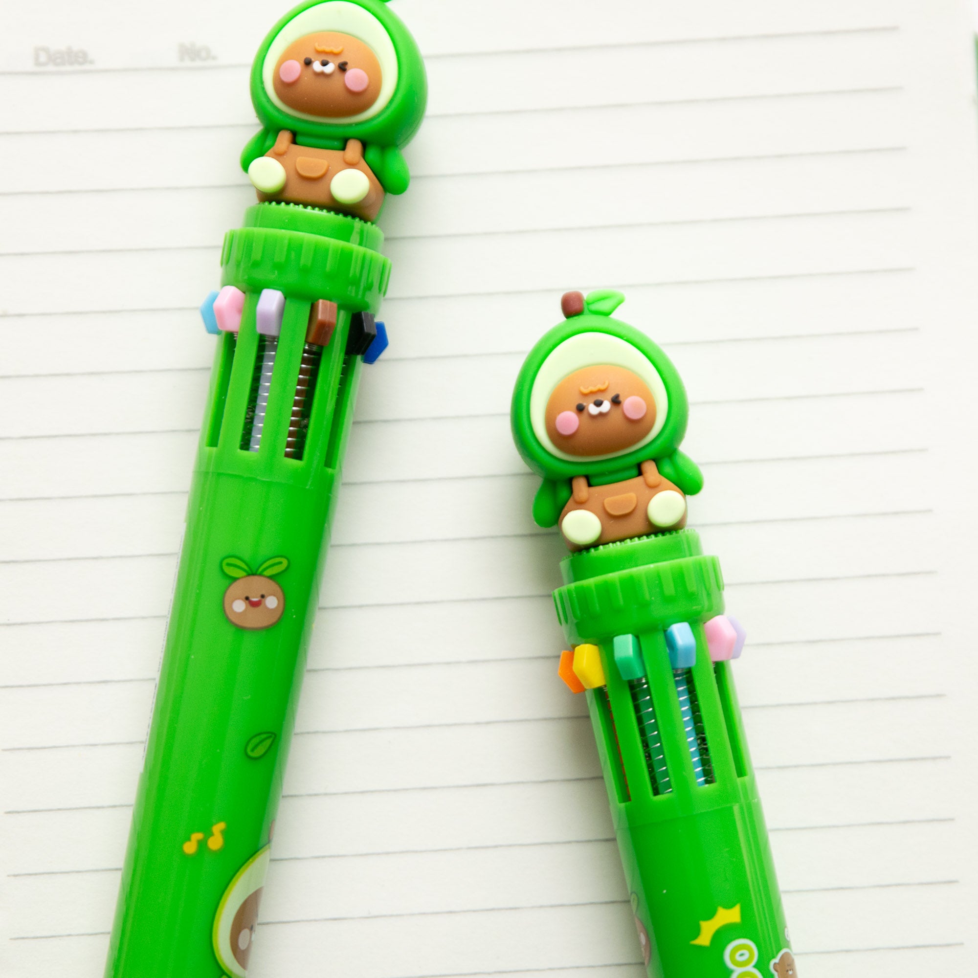 Kawaii-Stift, 10 Farben – Pommes-Tüte
