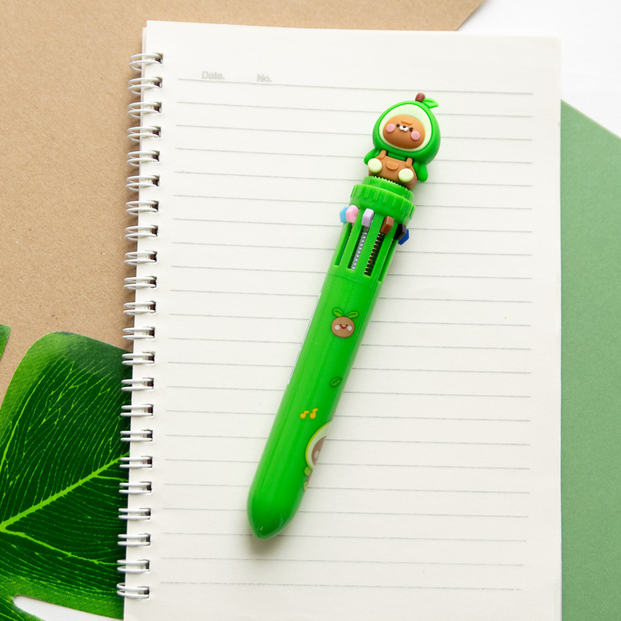 Kawaii-Stift, 10 Farben – Pommes-Tüte