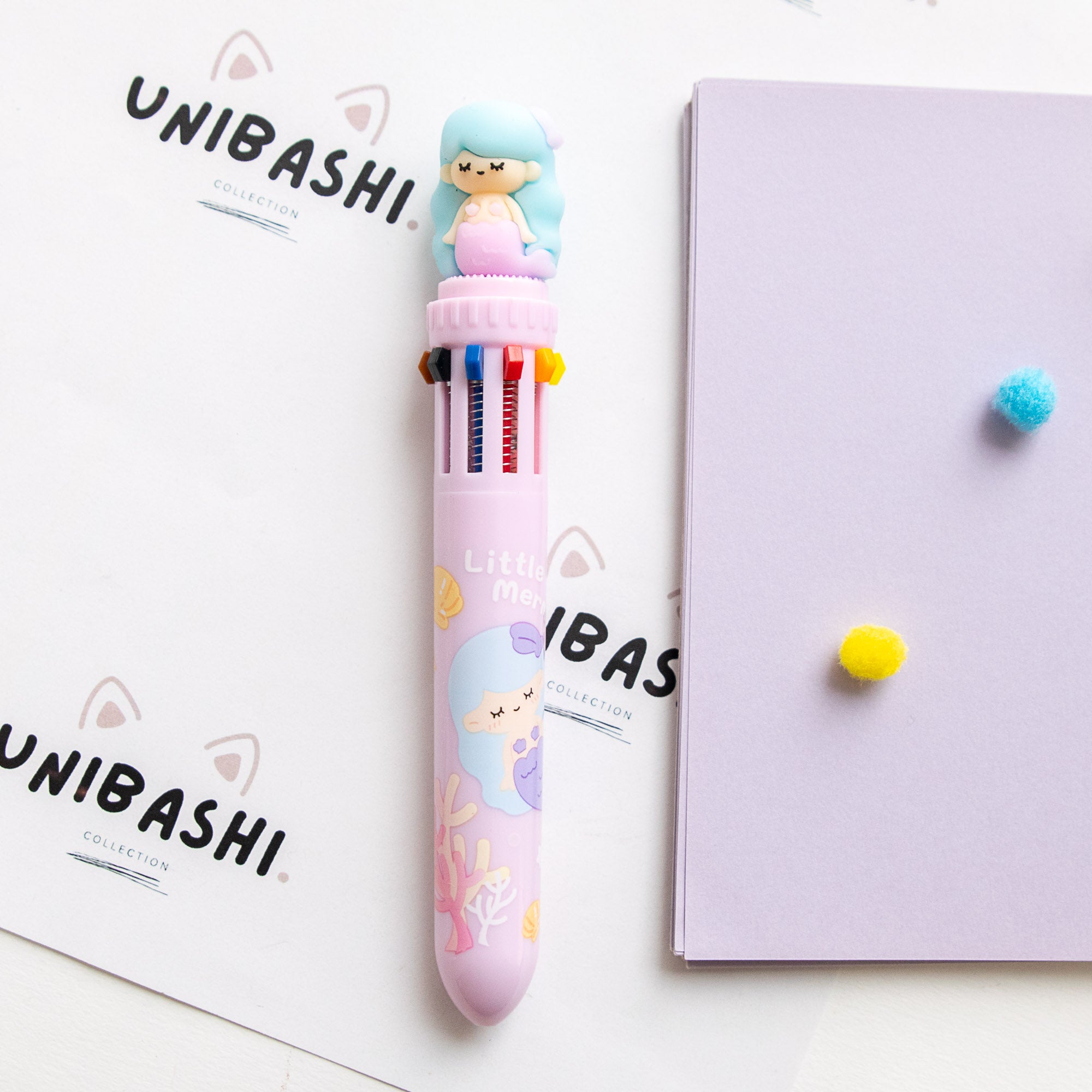 Kawaii-Stift, 10 Farben – Pommes-Tüte