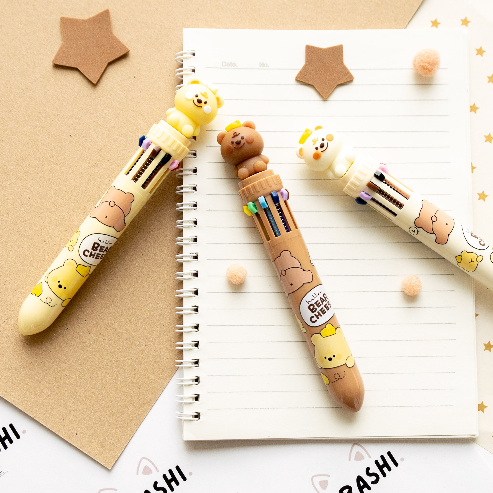 Kawaii-Stift, 10 Farben – Pommes-Tüte
