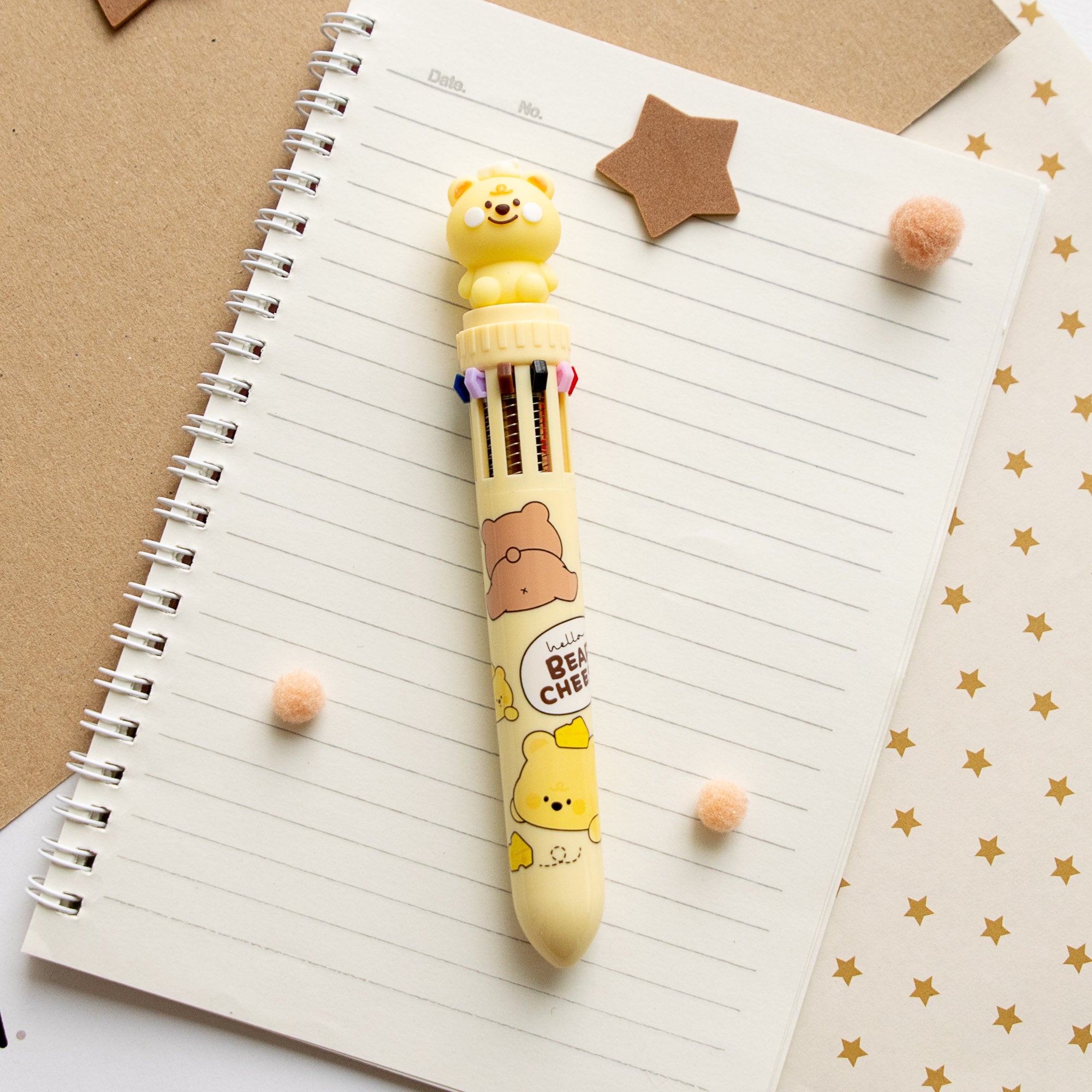 Kawaii-Stift, 10 Farben – Pommes-Tüte