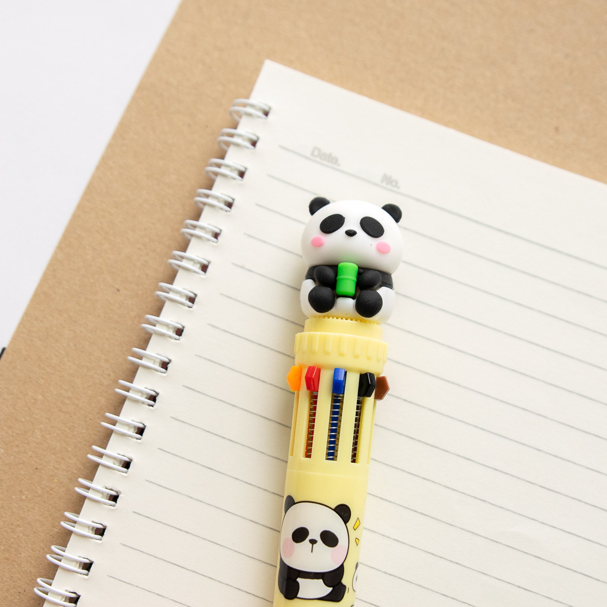 Kawaii-Stift, 10 Farben – Panda