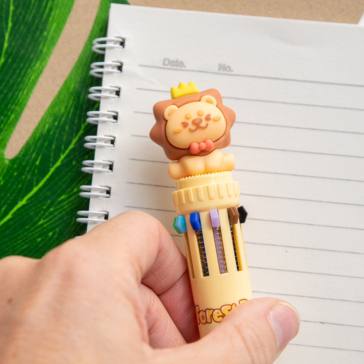 Stylo Kawaii 10 couleurs - Lion