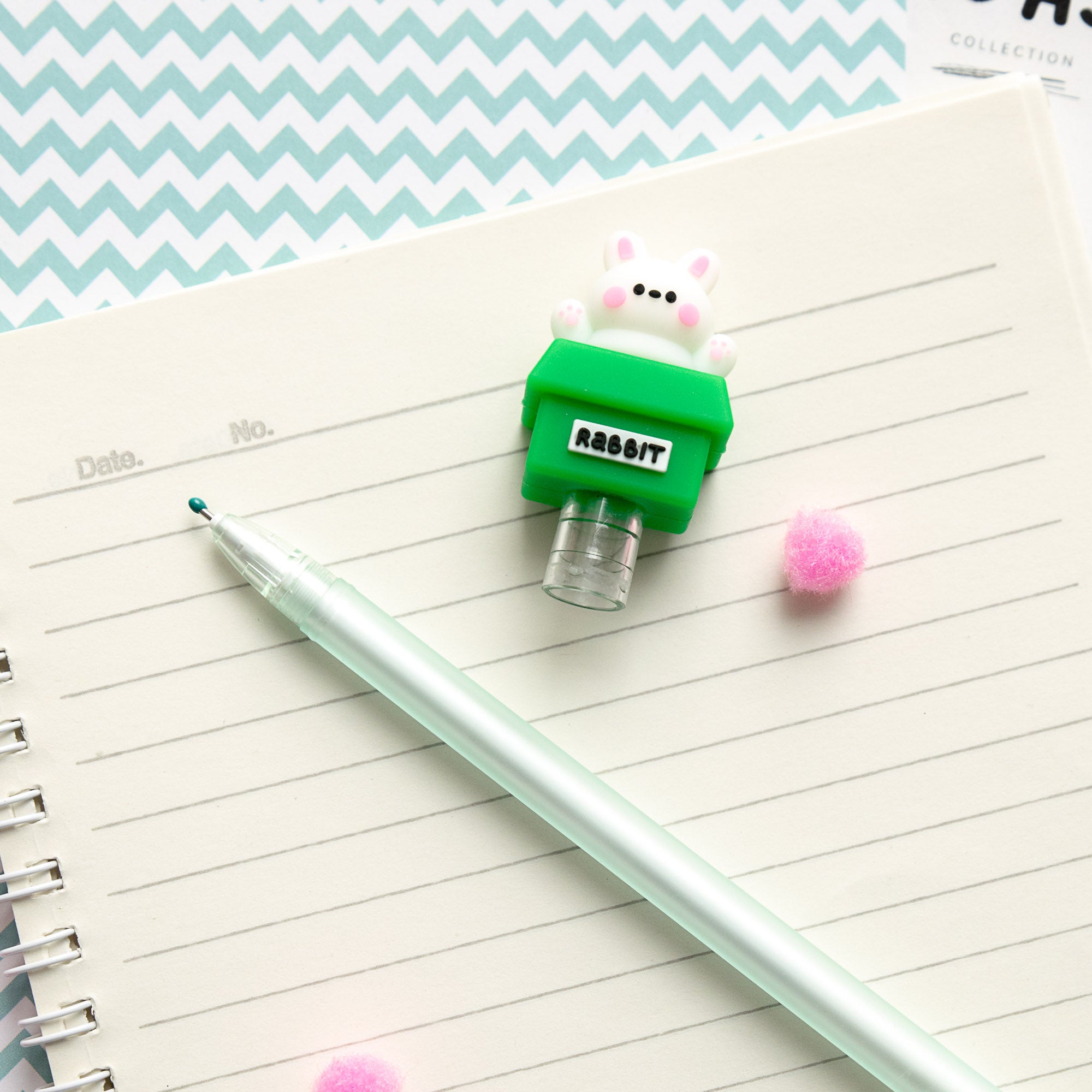 Stylo Gel Kawaii - Embout 3D Lapin