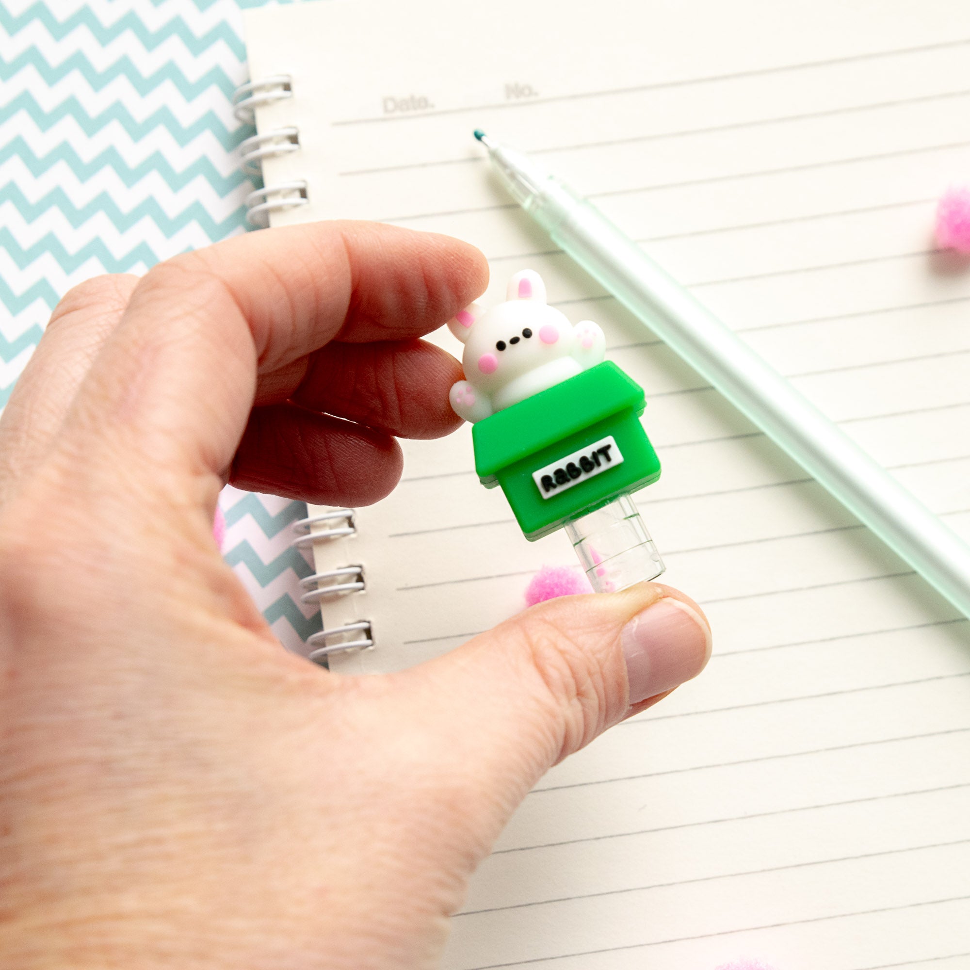 Stylo Gel Kawaii - Embout 3D Lapin