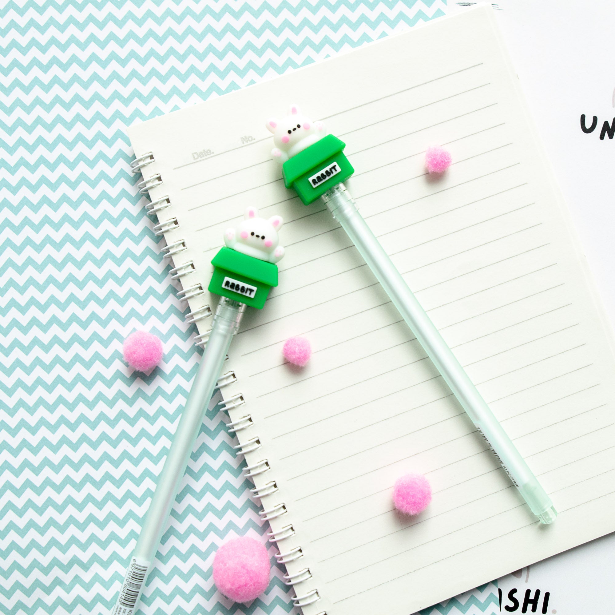 Stylo Gel Kawaii - Embout 3D Lapin