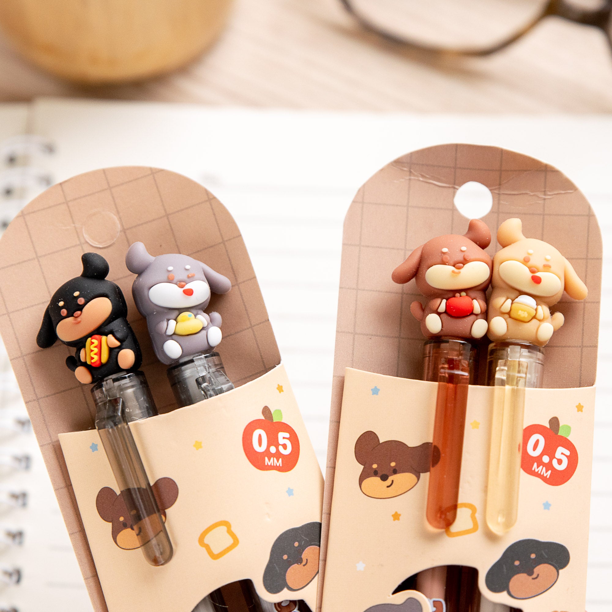 Stylo Gel Kawaii BFF - Chien Teckel
