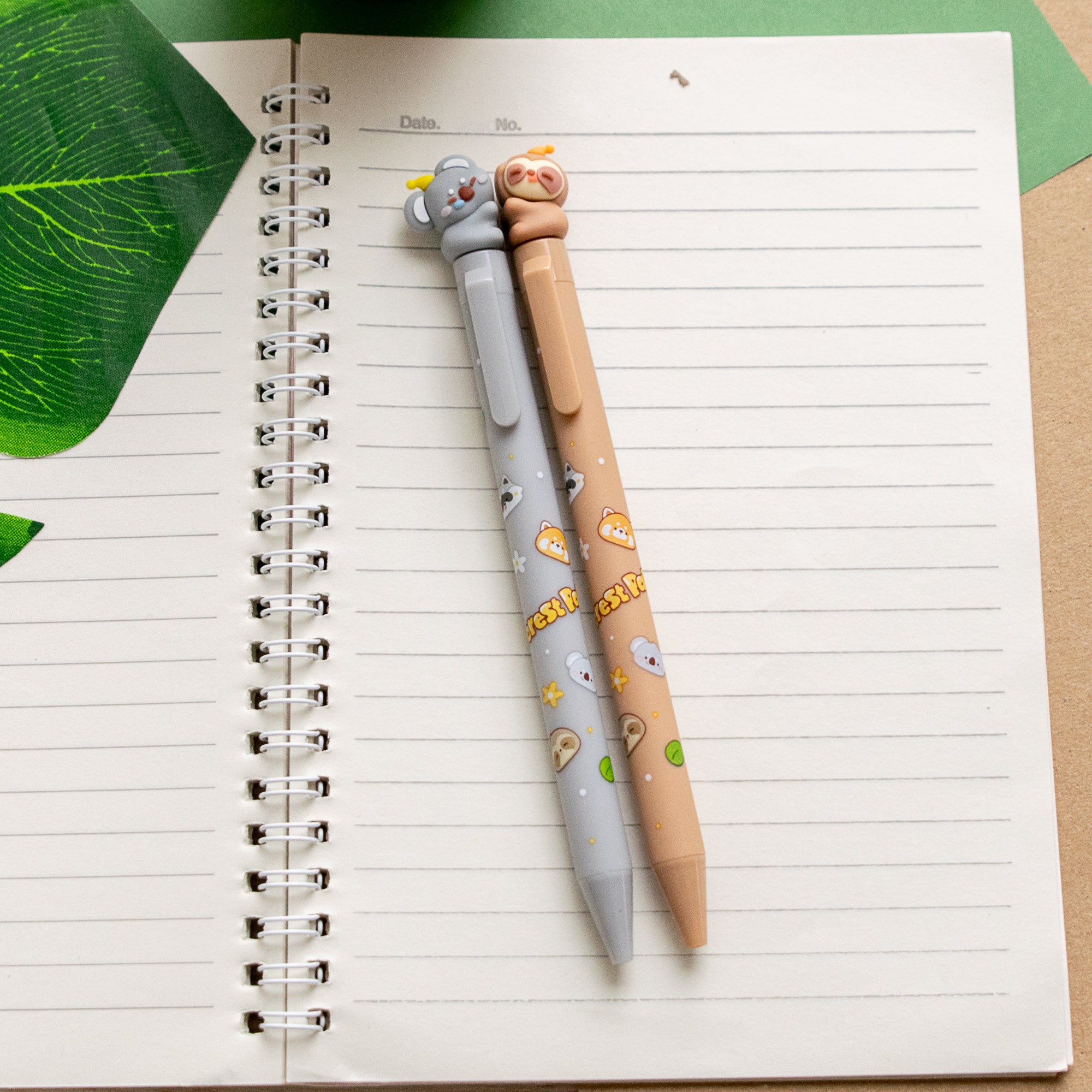 Stylo Gel Kawaii BFF - Animaux de la forêt