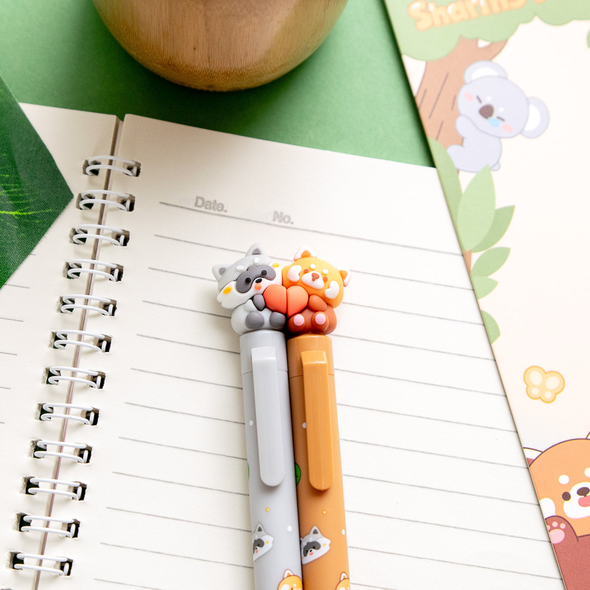 Stylo Gel Kawaii BFF - Animaux de la forêt