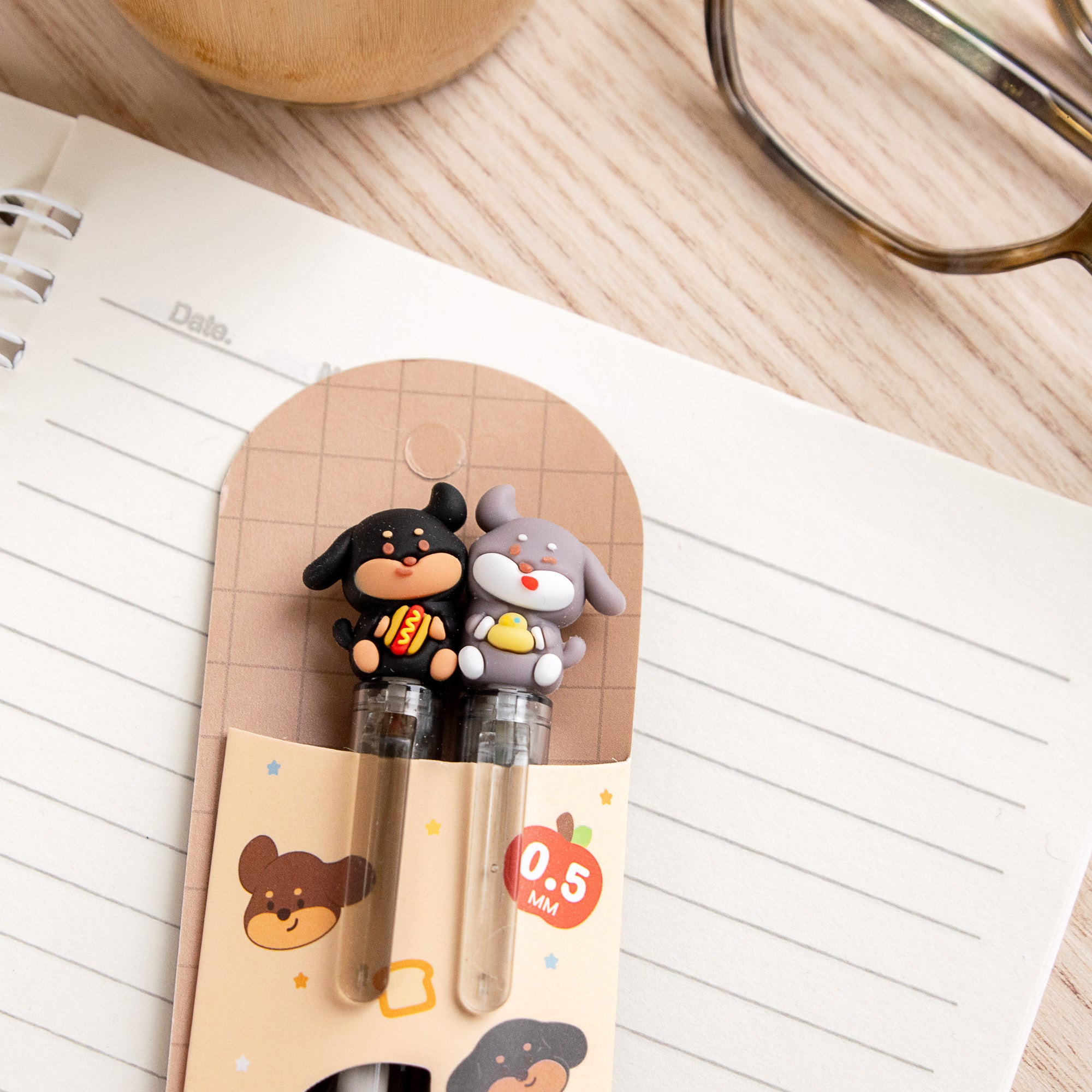 Stylo Gel Kawaii BFF - Chien Teckel