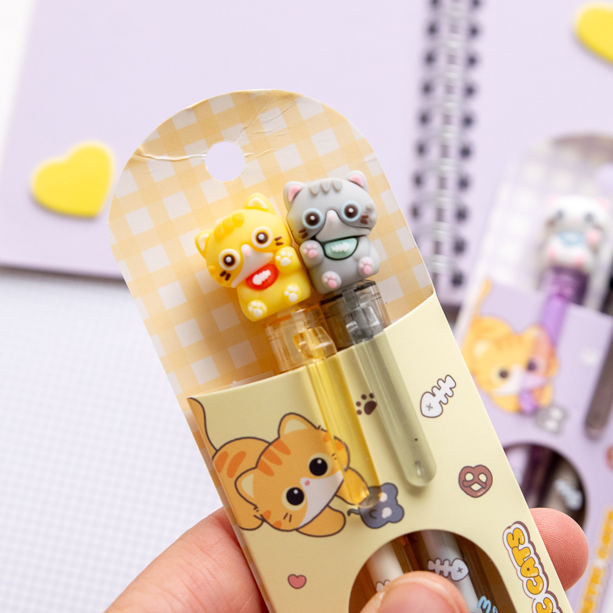 Stylo Gel Kawaii BFF - Chat Chibi