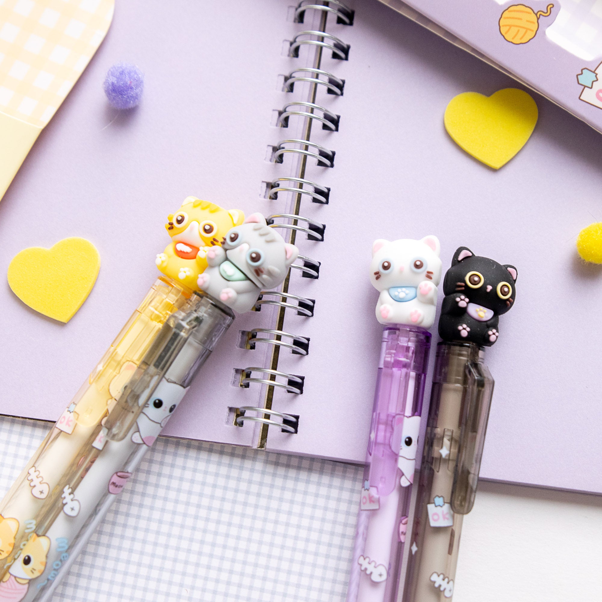 Stylo Gel Kawaii BFF - Chat Chibi