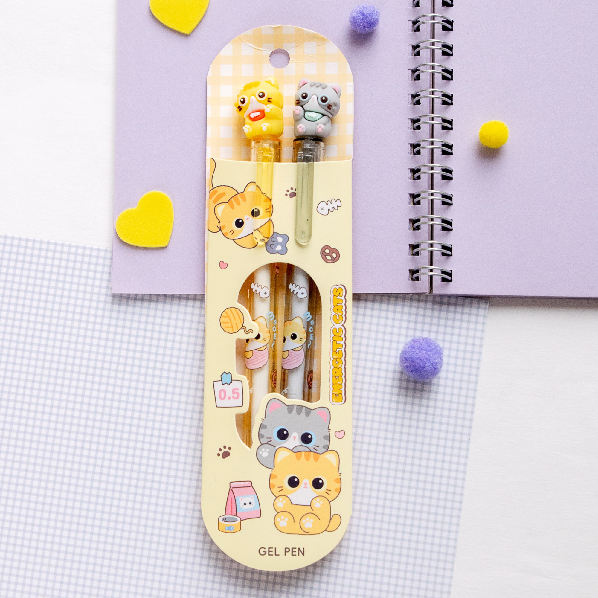 Stylo Gel Kawaii BFF - Chat Chibi