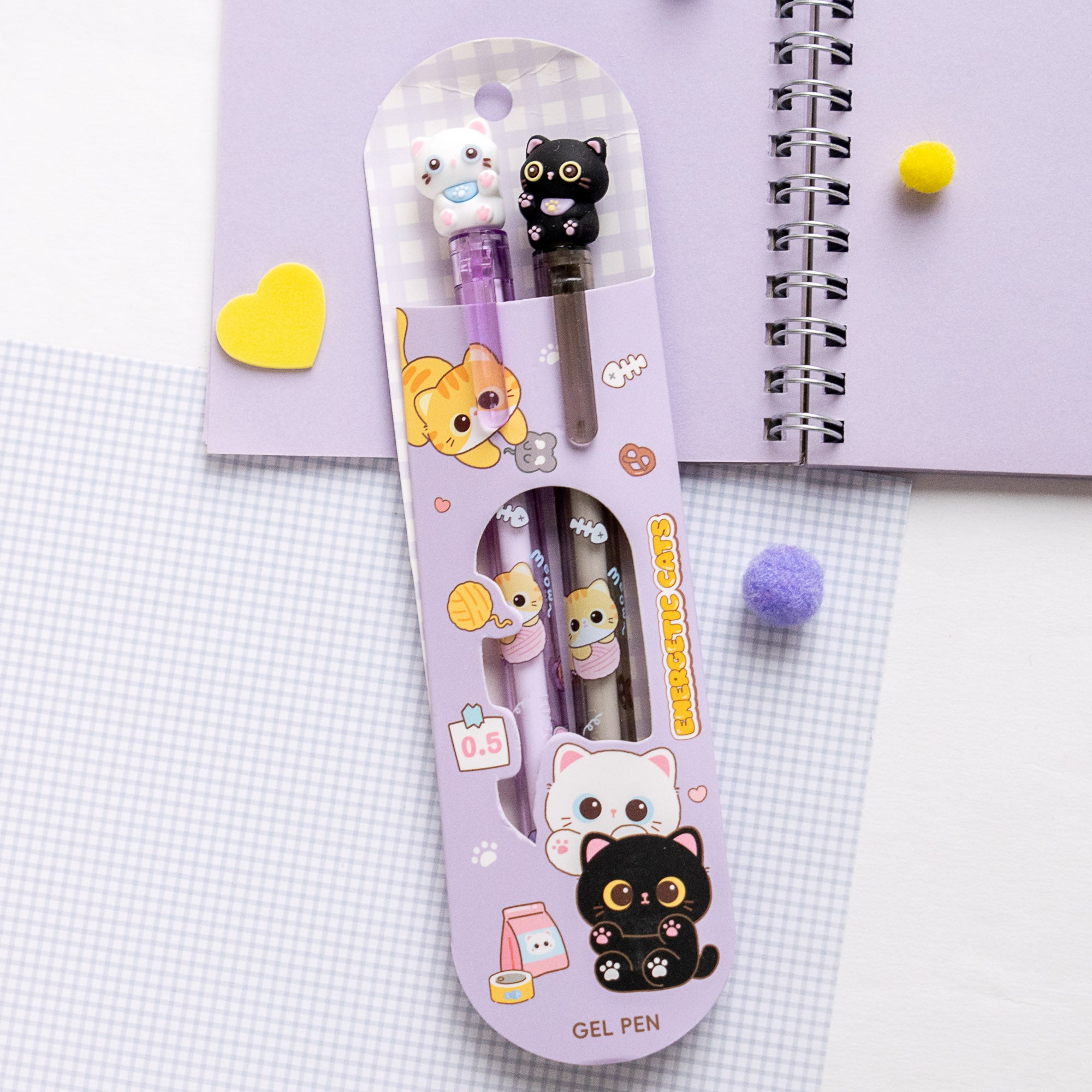 Stylo Gel Kawaii BFF - Chat Chibi