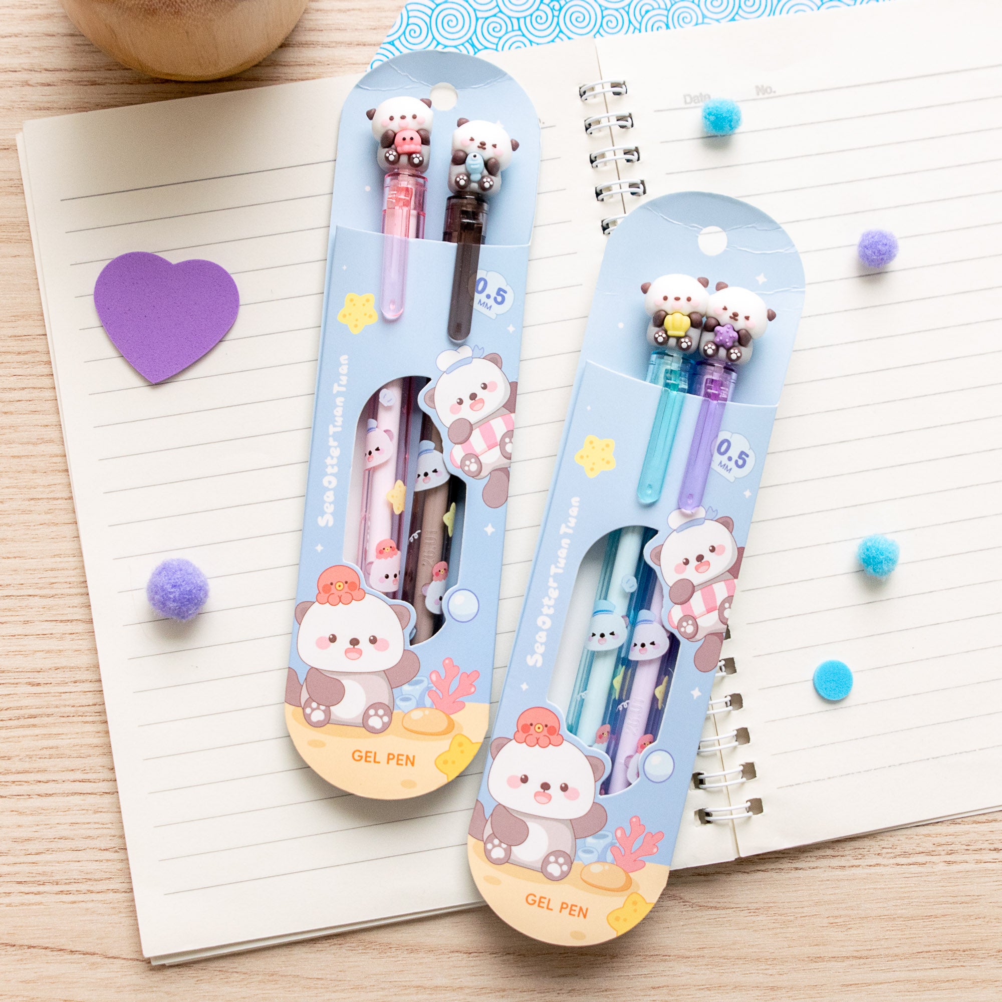 Stylo Gel Kawaii BFF - Loutre de mer
