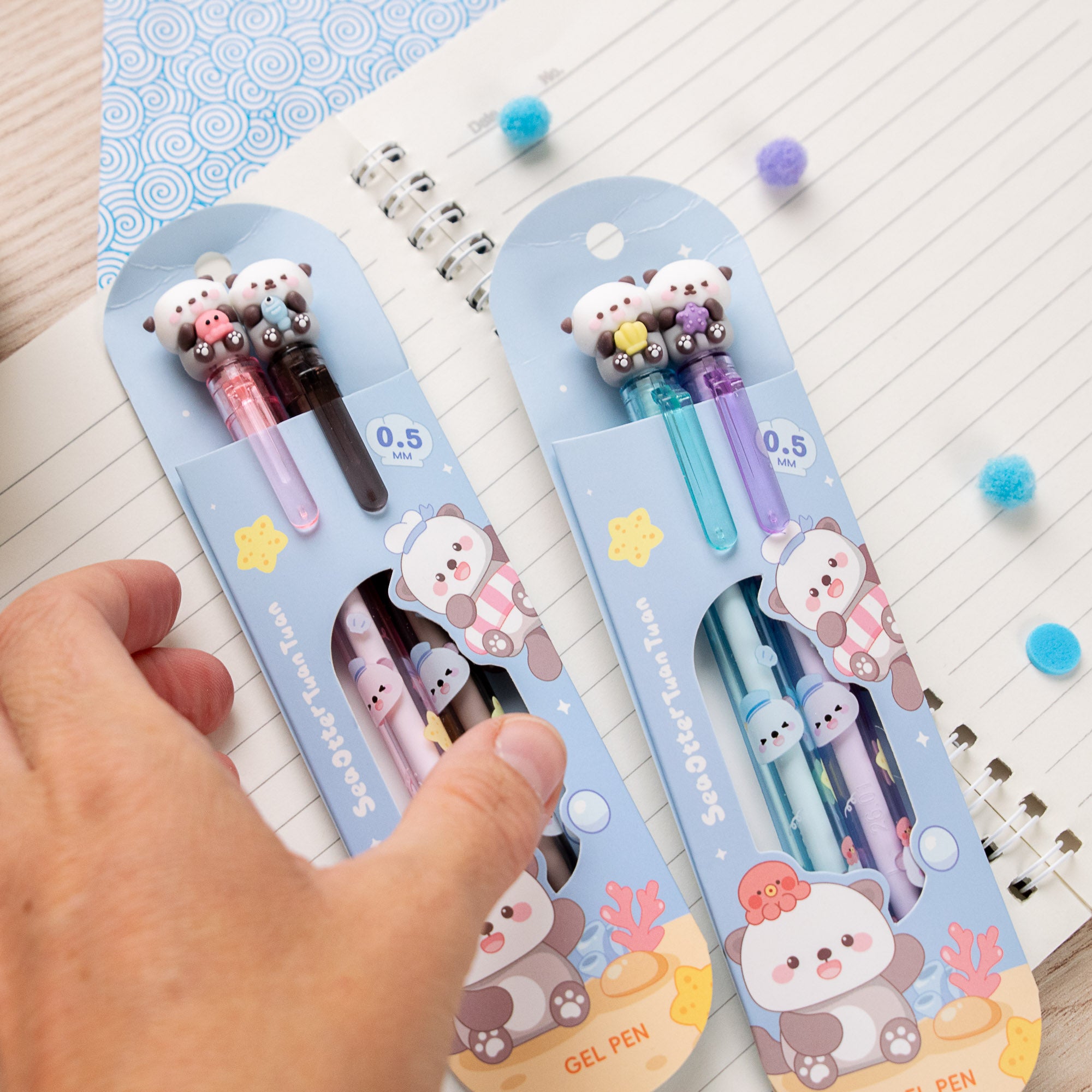 Stylo Gel Kawaii BFF - Loutre de mer
