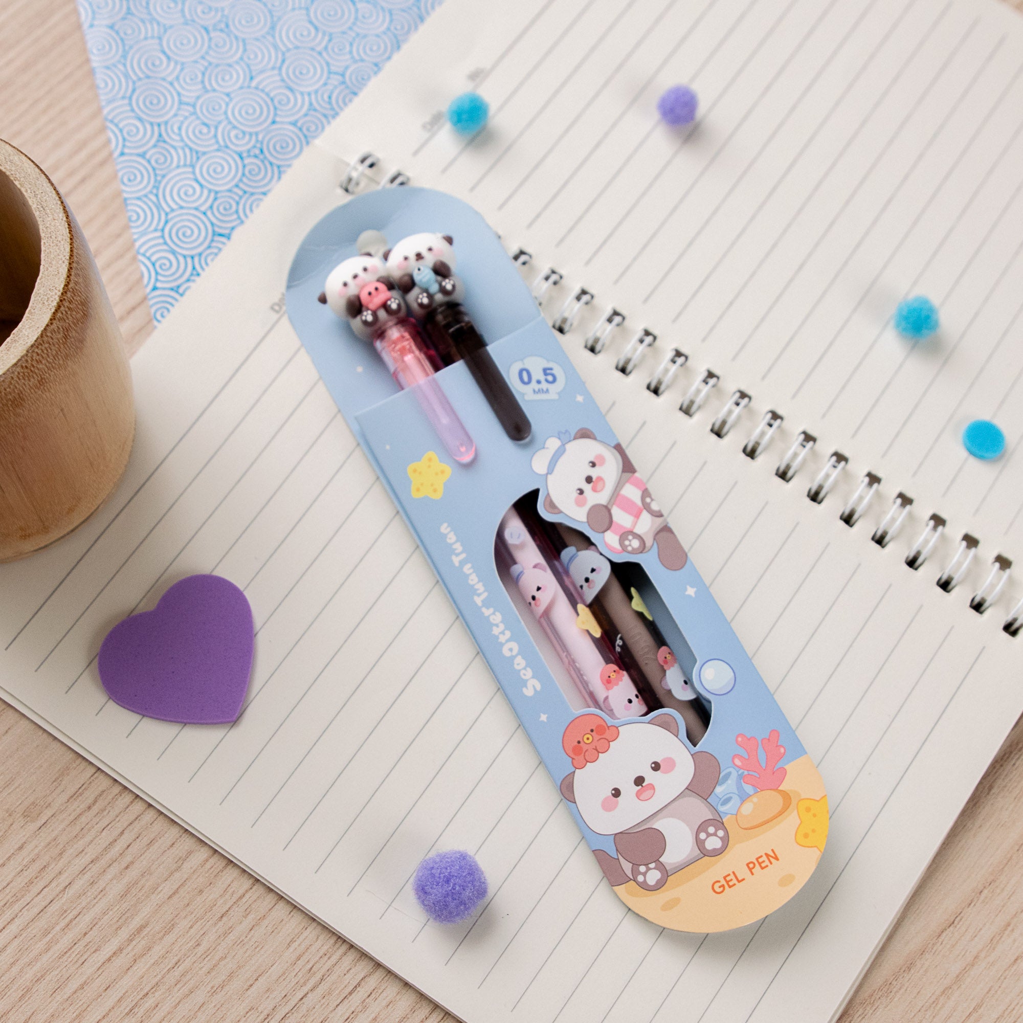 Stylo Gel Kawaii BFF - Loutre de mer