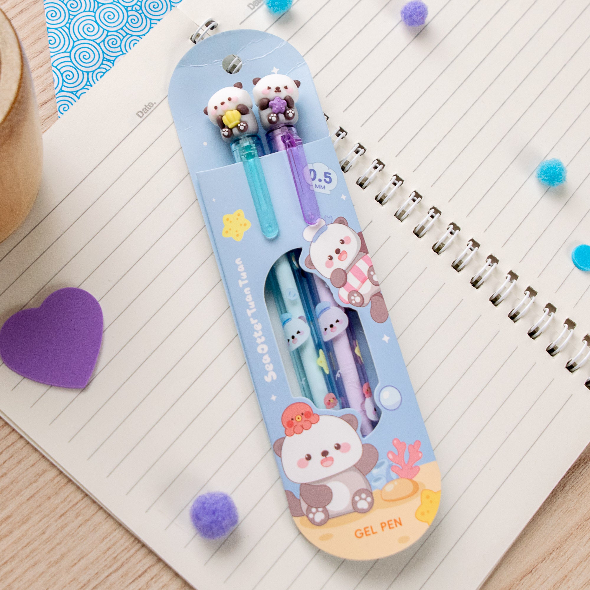 Stylo Gel Kawaii BFF - Loutre de mer