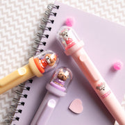 Stylo Kawaii Boule à neige – Chien
