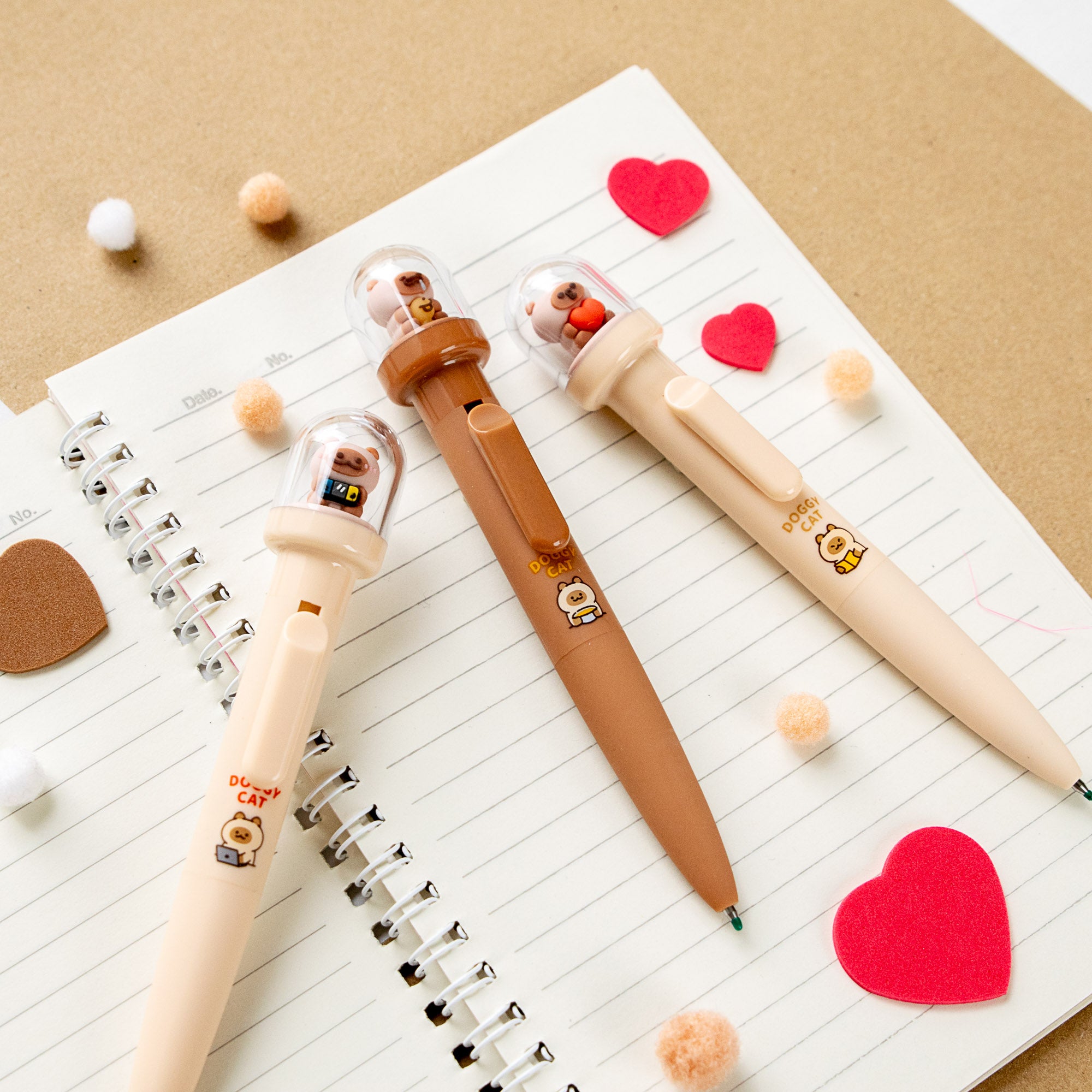 Kawaii Schneekugel-Stift – Einhorn