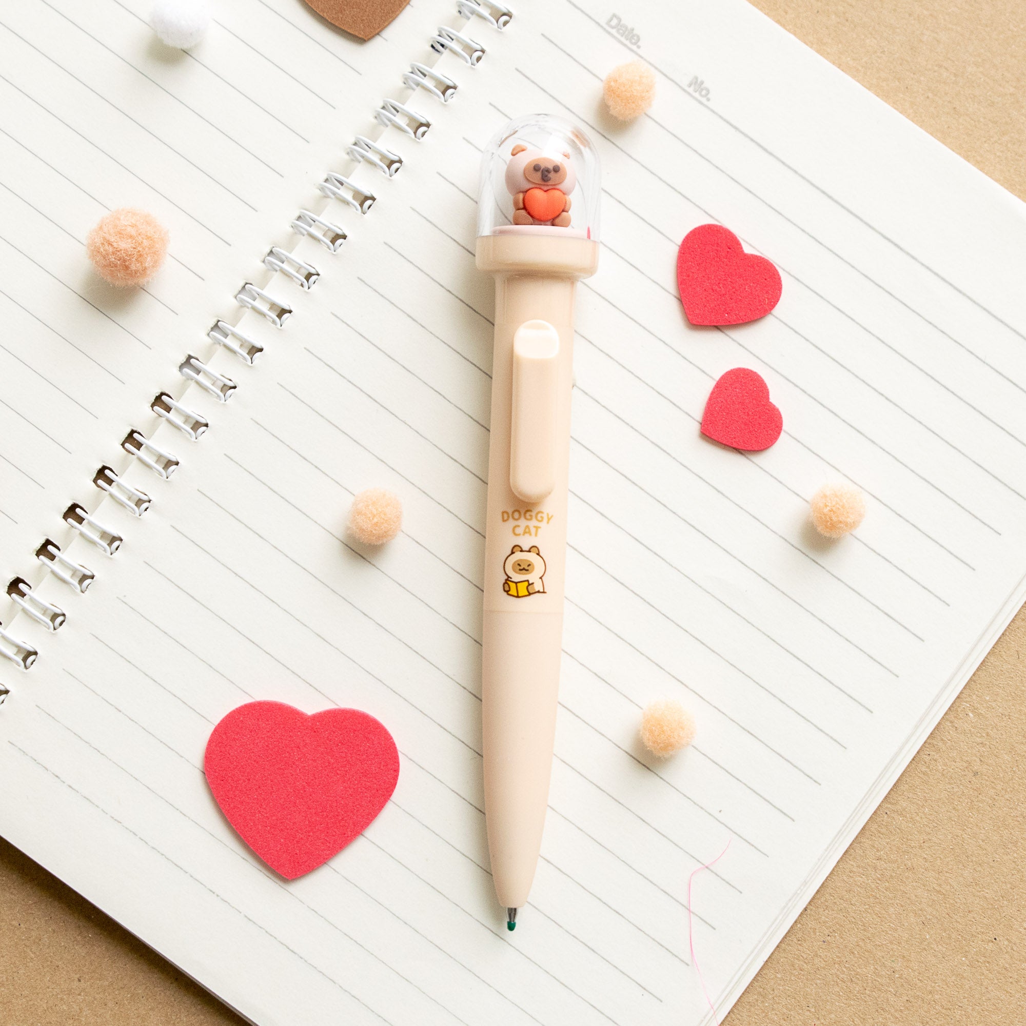 Kawaii Schneekugel-Stift – Einhorn