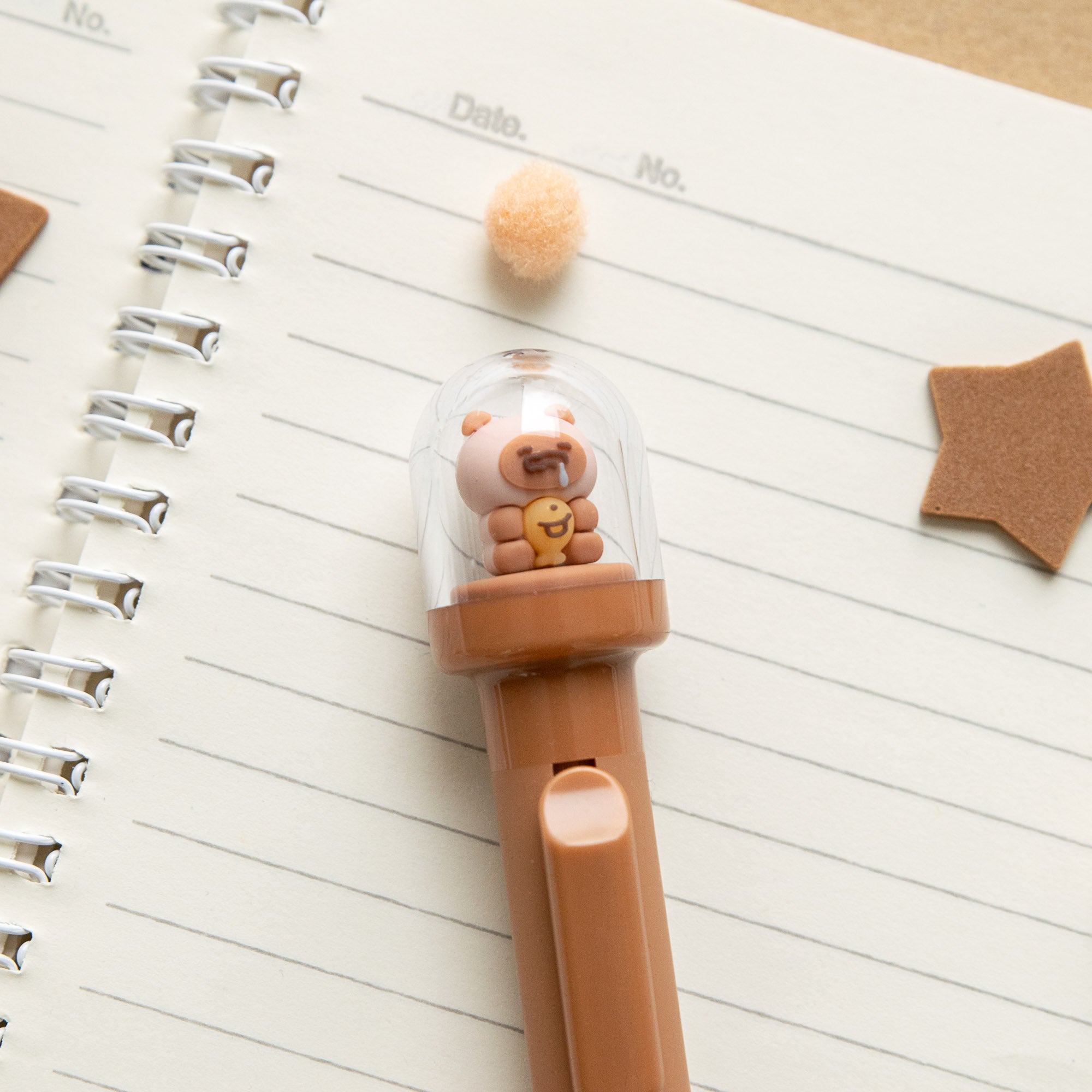 Kawaii Schneekugel-Stift – Einhorn