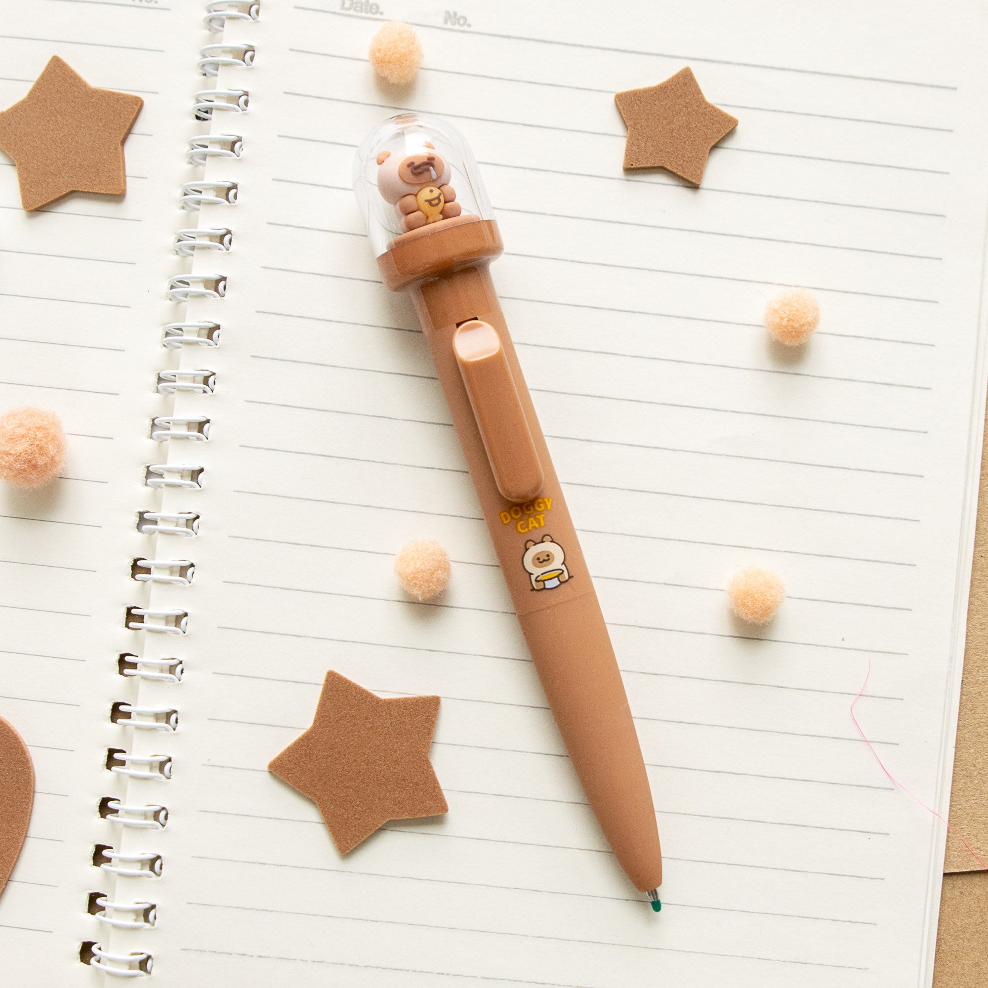 Kawaii Schneekugel-Stift – Einhorn