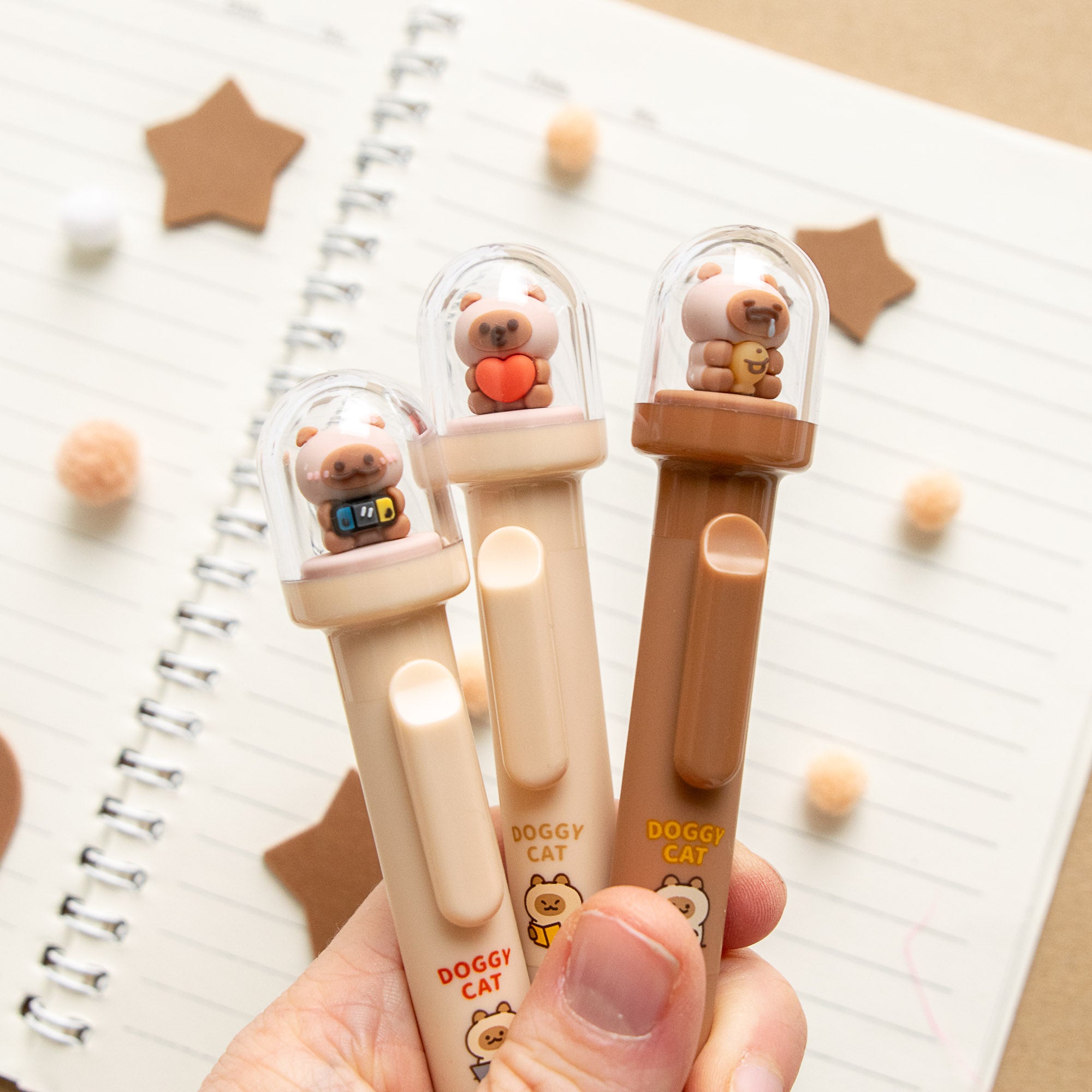 Kawaii Schneekugel-Stift – Einhorn