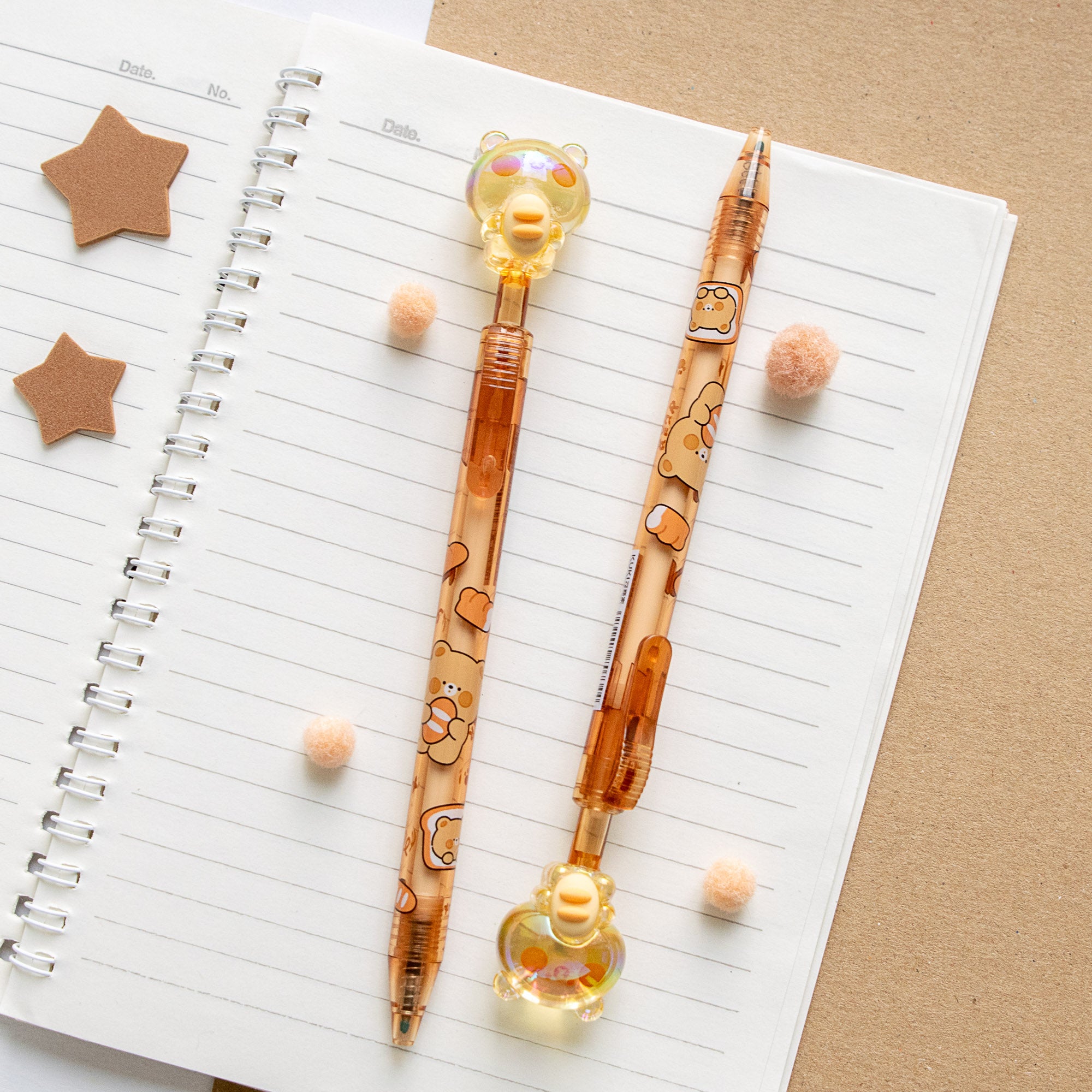 Kawaii Kristall-Gelstift – Katze &amp; Herz