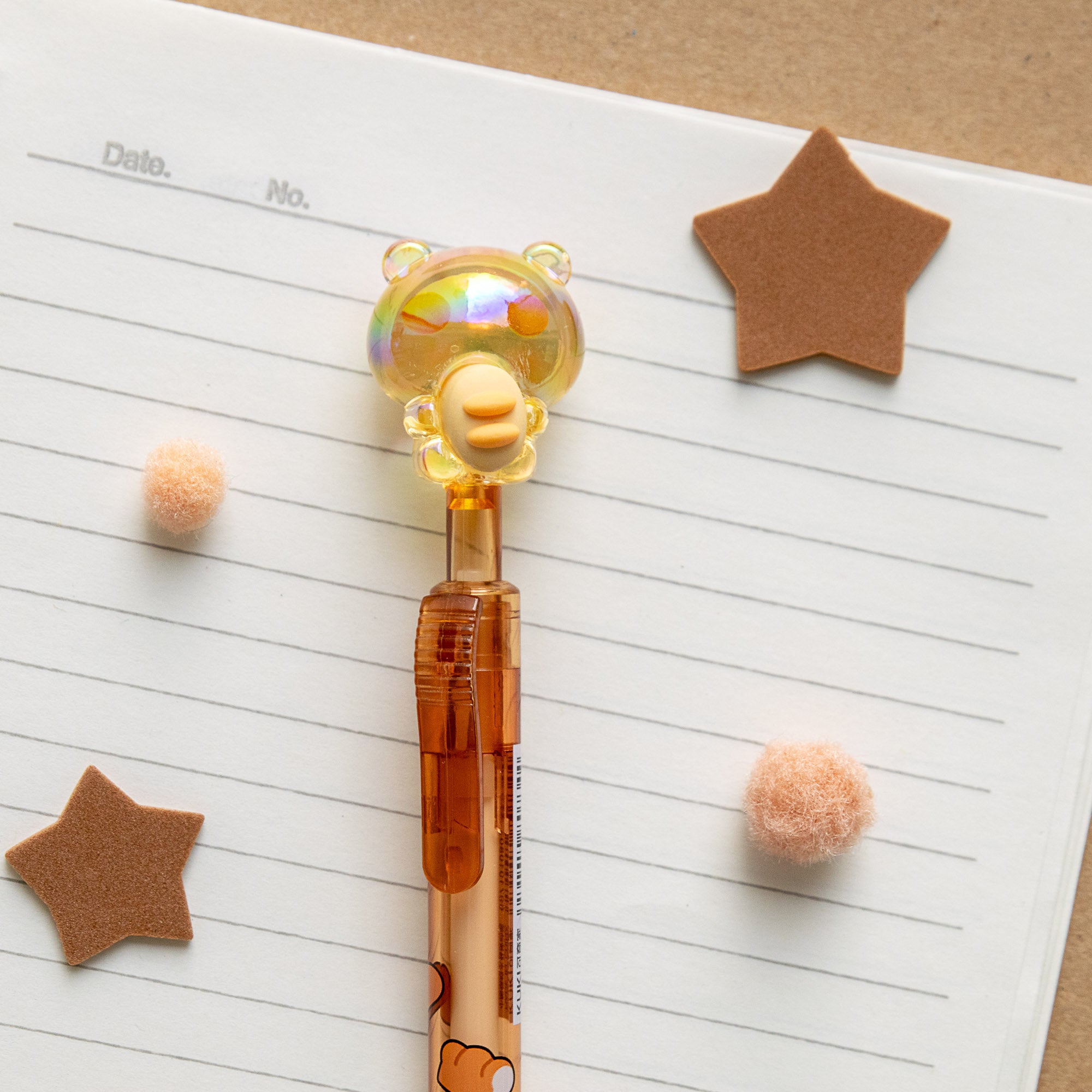 Kawaii Kristall-Gelstift – Katze &amp; Herz