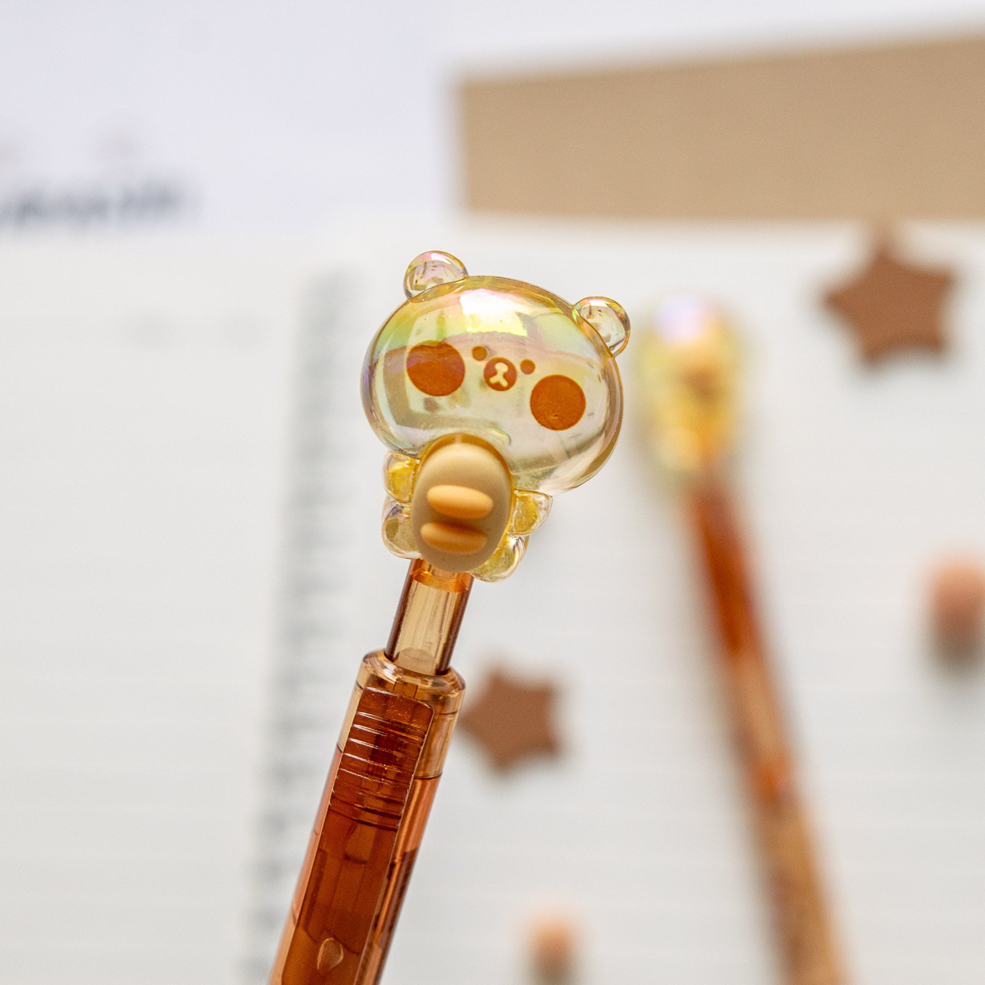 Kawaii Kristall-Gelstift – Katze &amp; Herz
