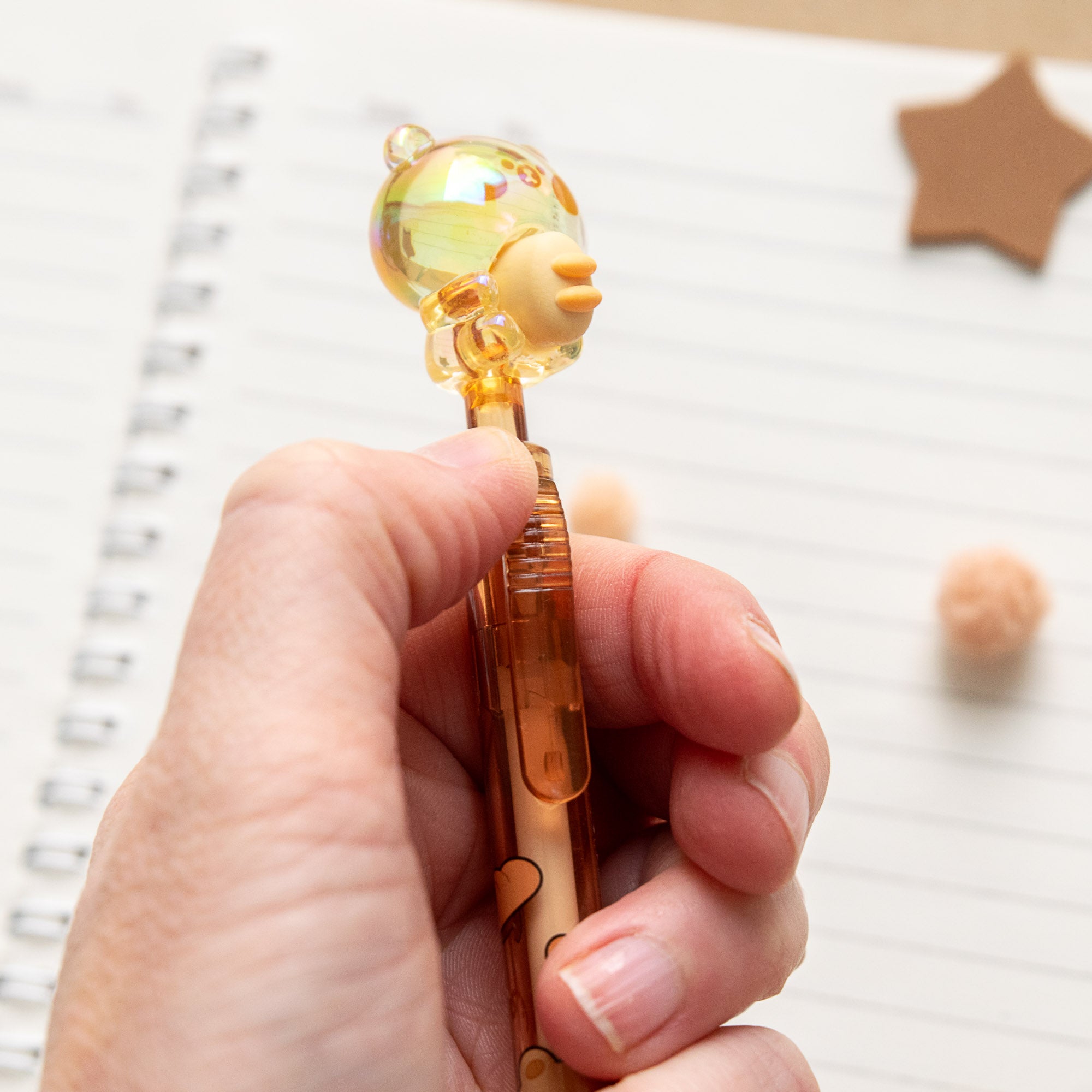 Kawaii Kristall-Gelstift – Katze &amp; Herz