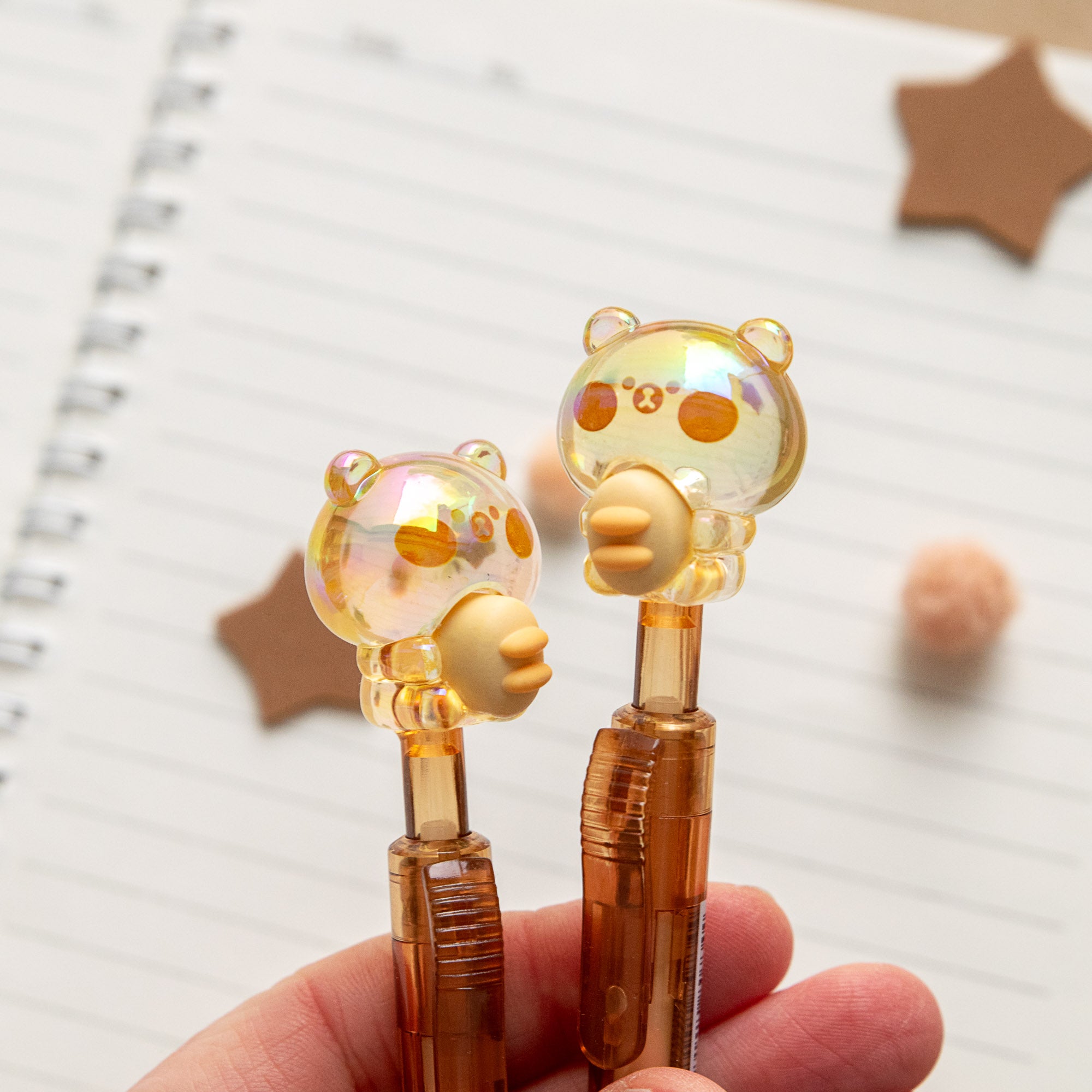 Kawaii Kristall-Gelstift – Katze &amp; Herz