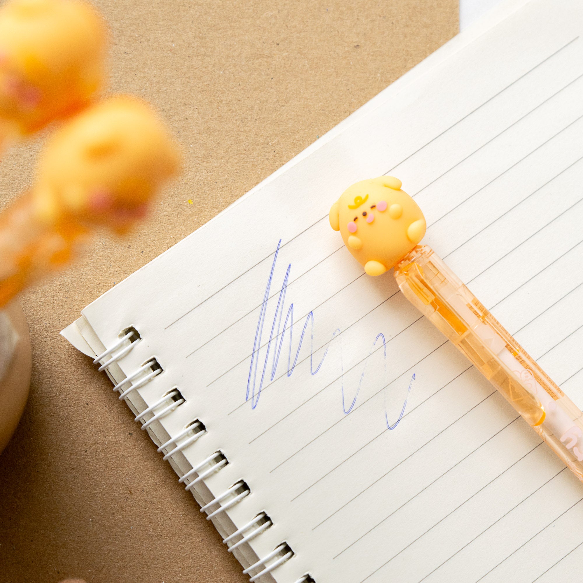 Kawaii Radierbarer Gelstift – Cheeseburger-Bär