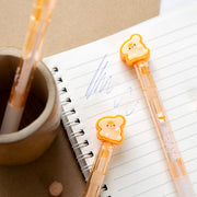 Kawaii Radierbarer Gelstift – Cheeseburger-Bär