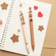 Kawaii-Stift – Mini-Katzenfiguren (gestapelt)