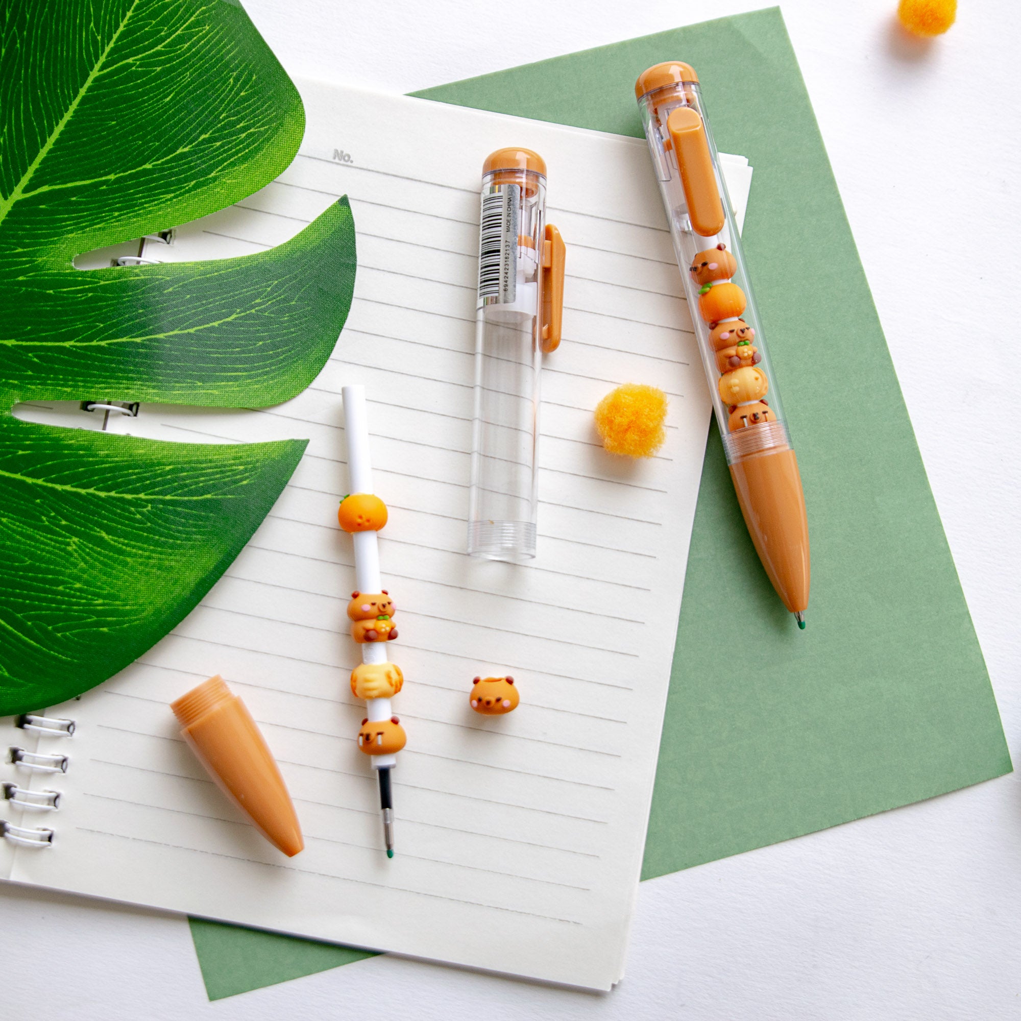 Stylo Kawaii - Mini Figurines Capybara