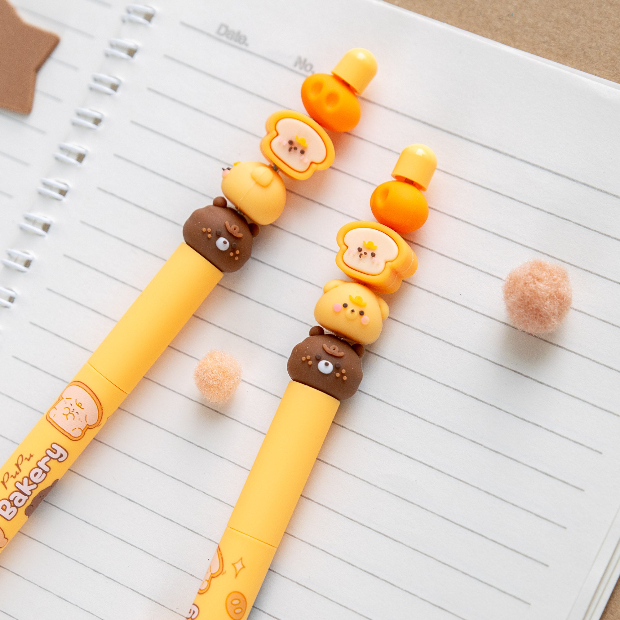 Kawaii-Stift – Mini-Katzenfiguren (gestapelt)