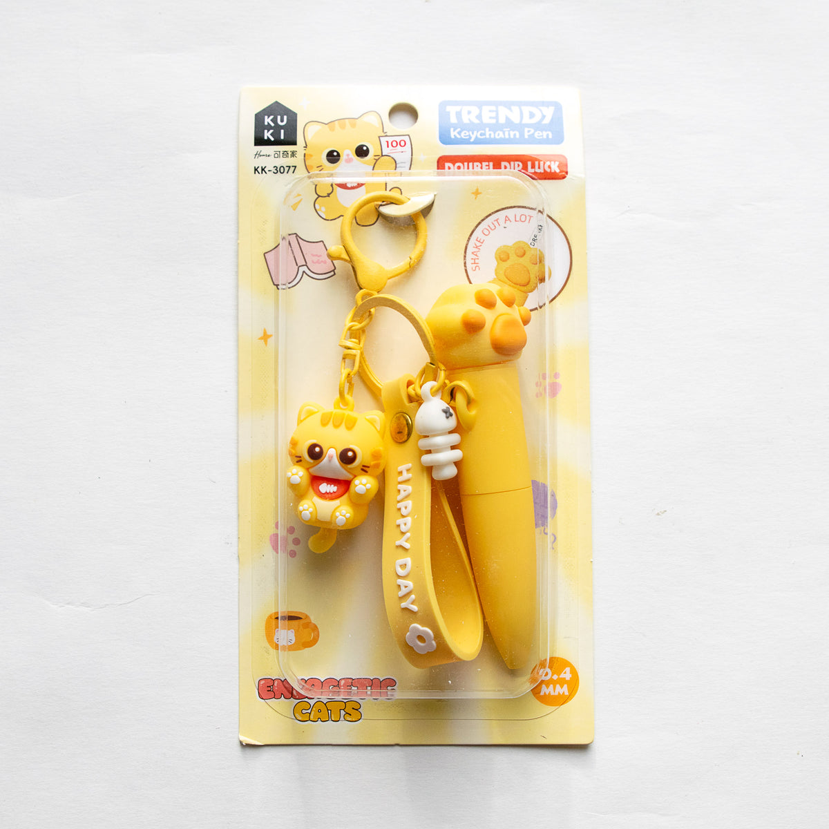 Stylo Porte-clés Kawaii Chat Chibi