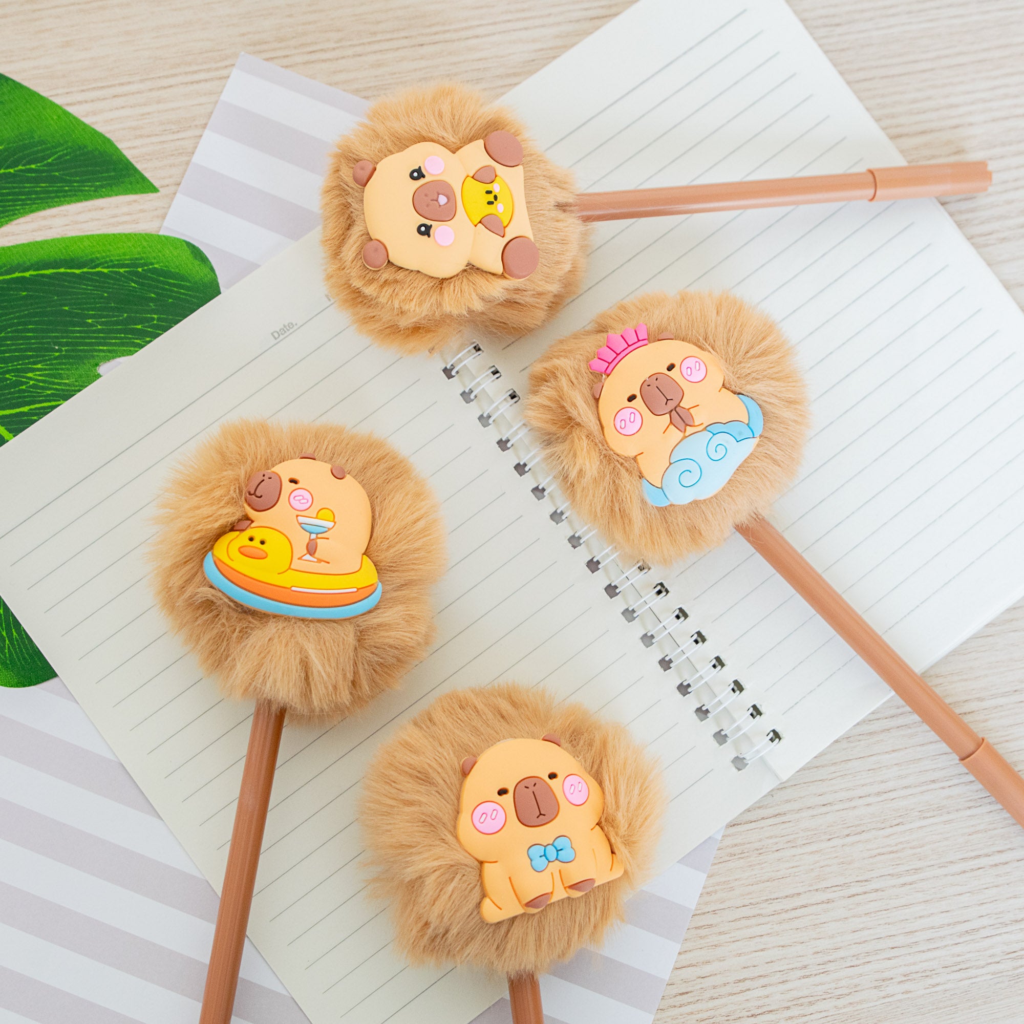 Stylo Pompon Capybara