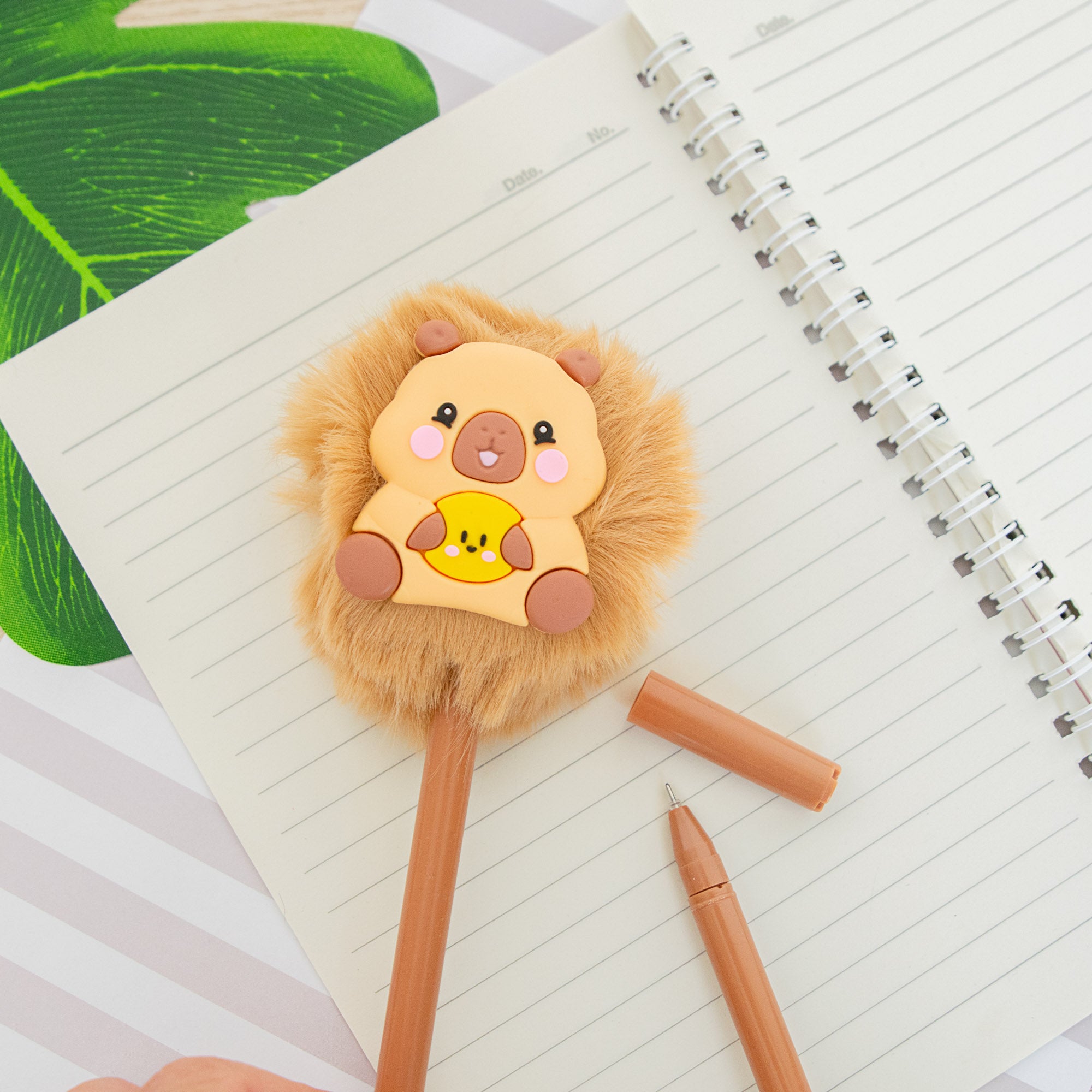 Stylo Pompon Capybara