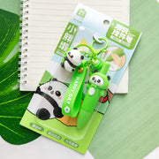 Stylo Porte-clés Kawaii Panda & Bambou