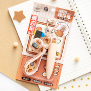 Kawaii Capybara Wrap Schlüsselanhänger Stift