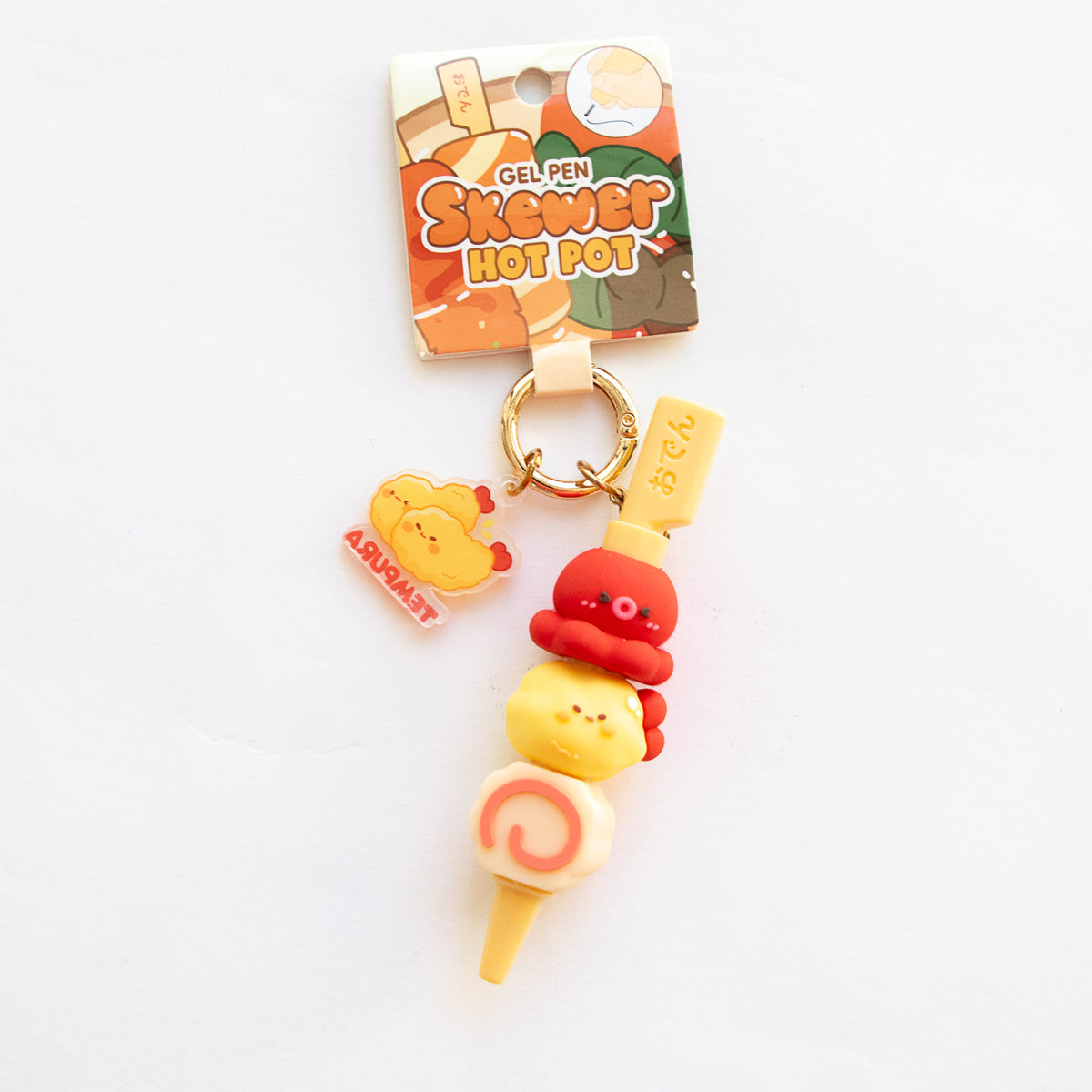 Stylo Porte-clés Kawaii Brochette Tempura - Hot Pot