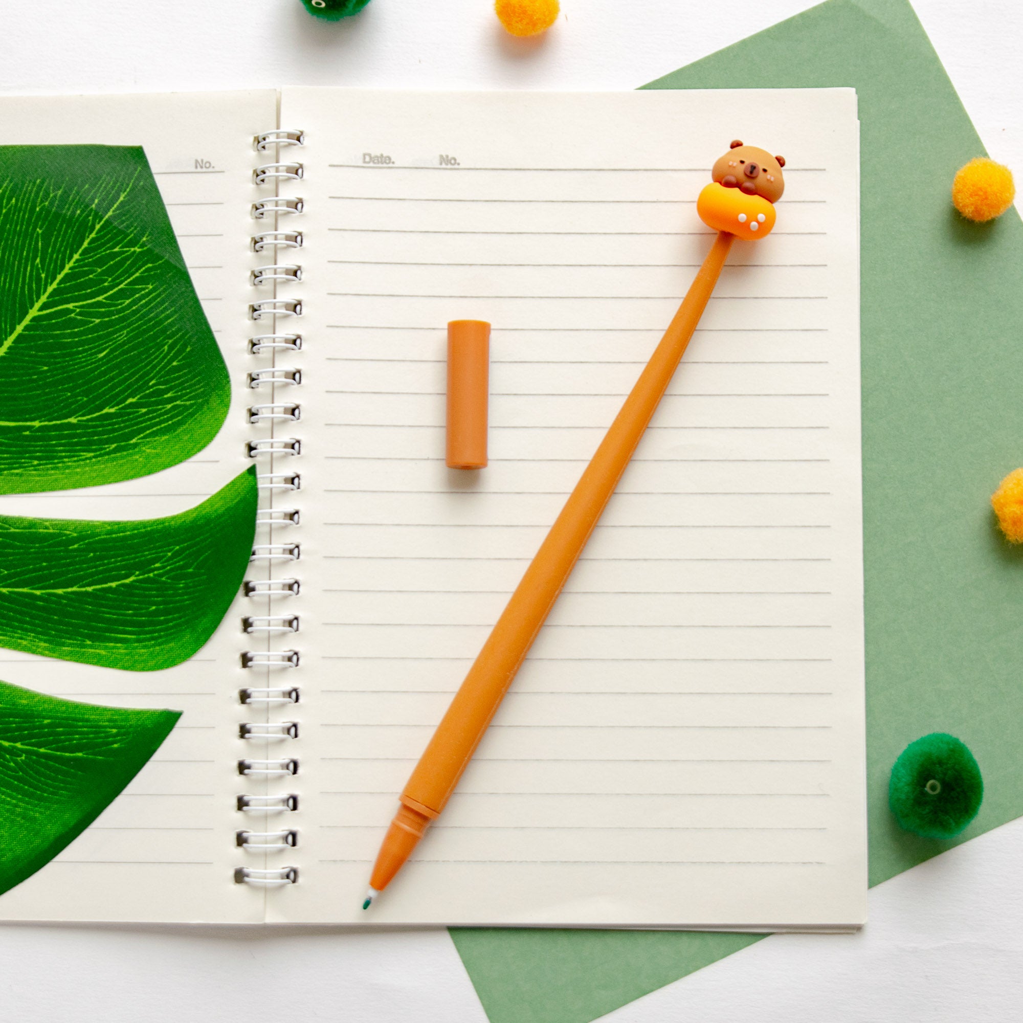 Stylo Souple à Secouer - Capybara