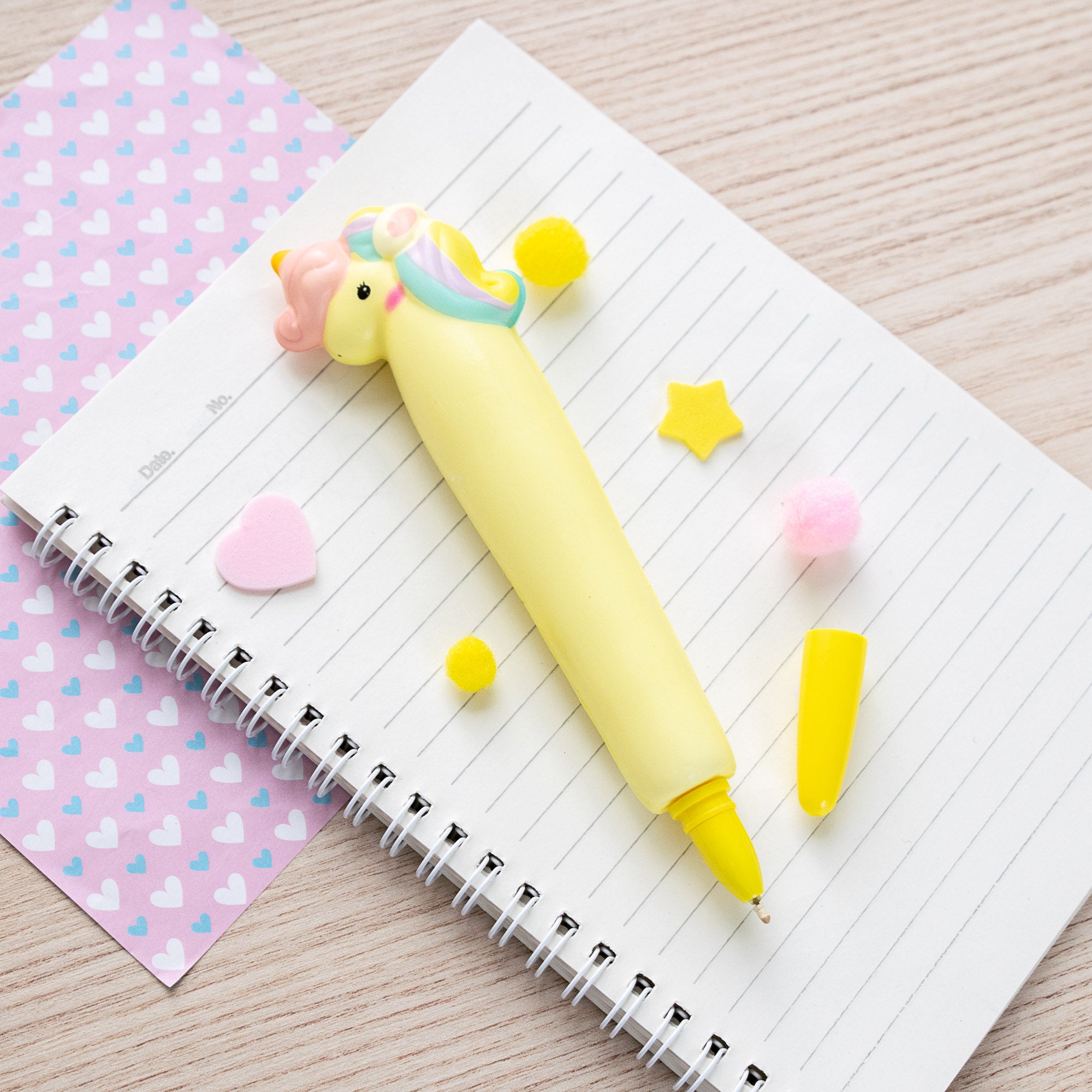 Stylo Squishy Anti-stress Licorne