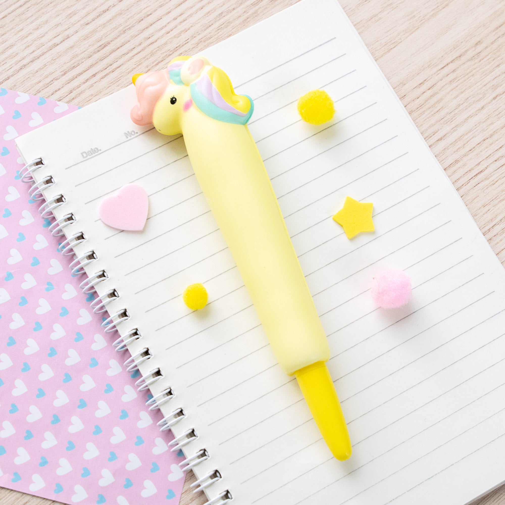 Stylo Squishy Anti-stress Licorne