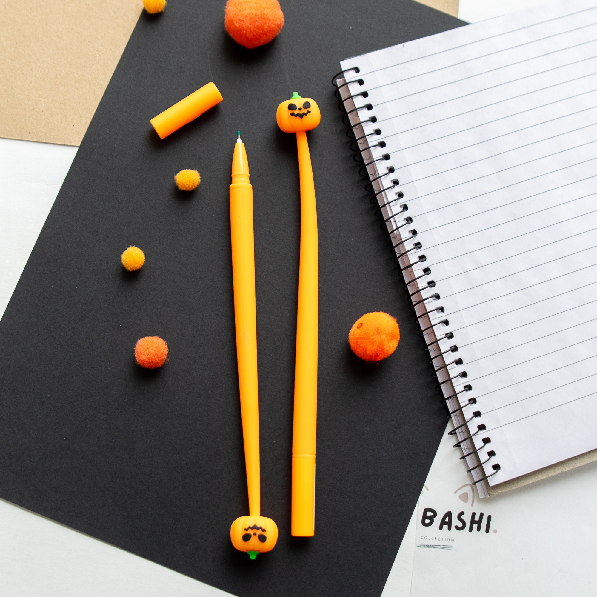 Schüttelstift – Halloween-Kürbis